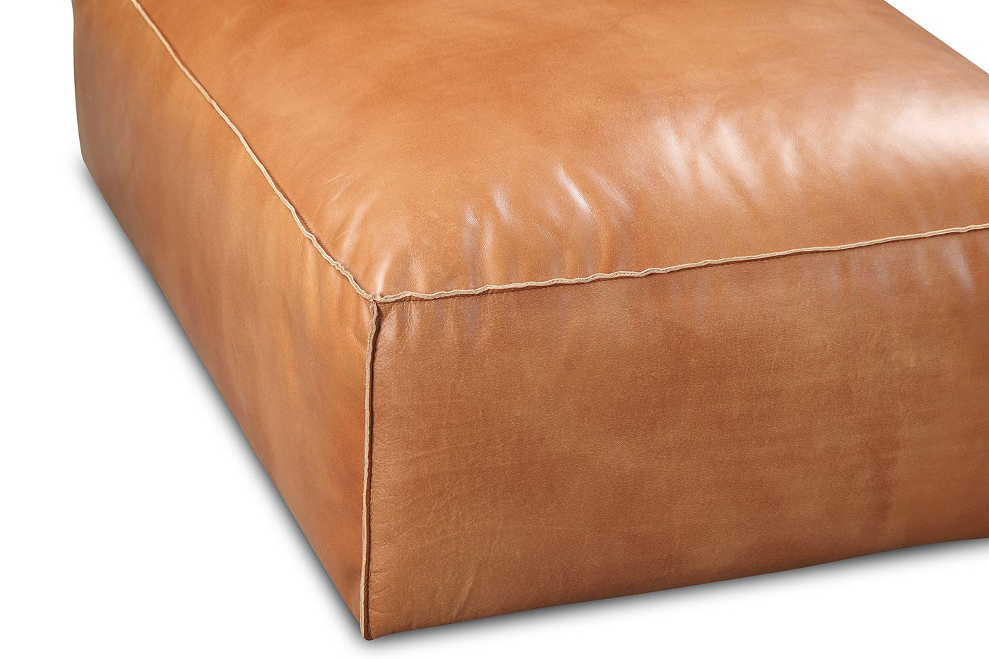 Moe's™ Luxe Ottoman - Tan