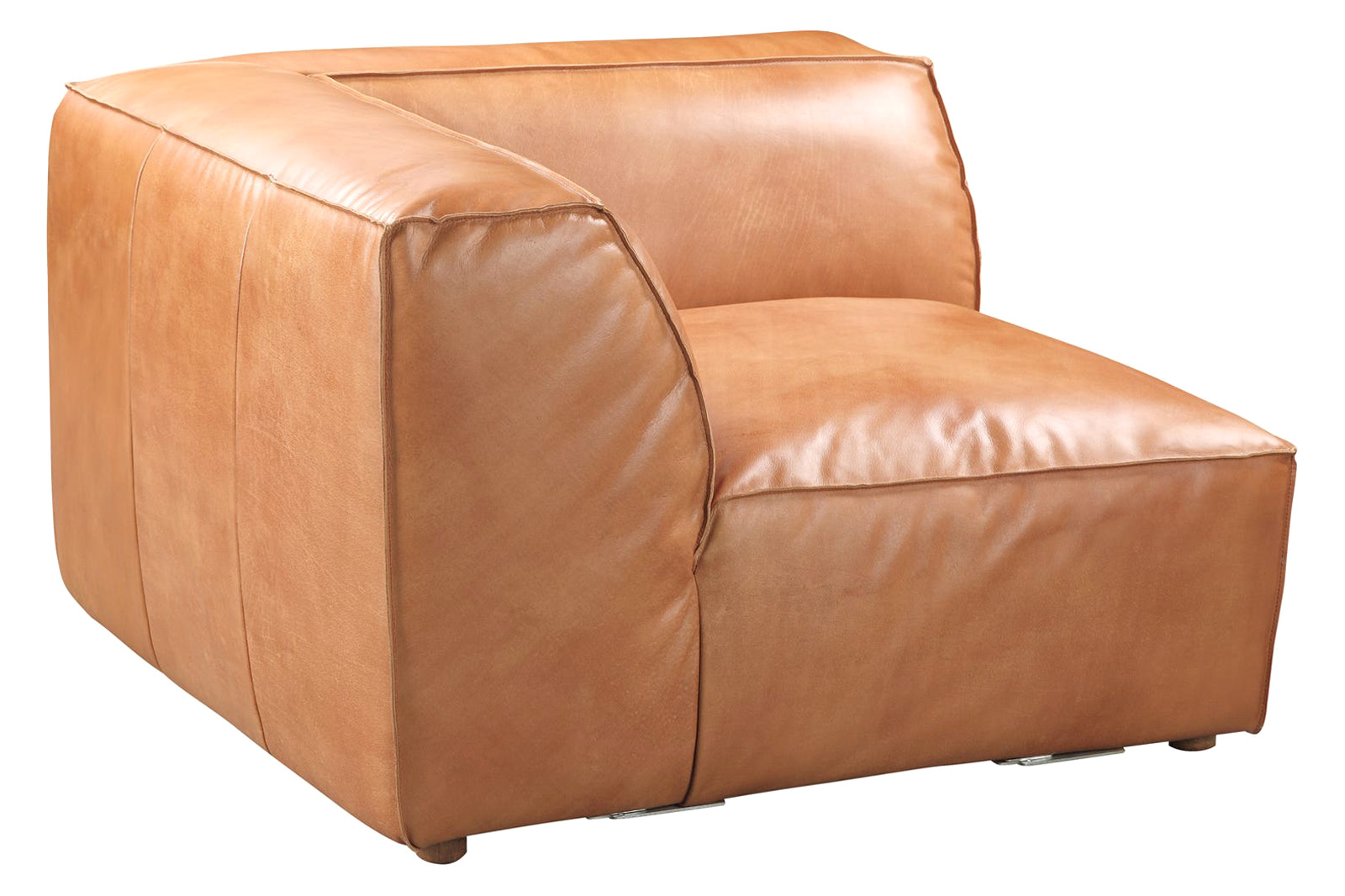 Moe's Luxe Corner Chair - Tan