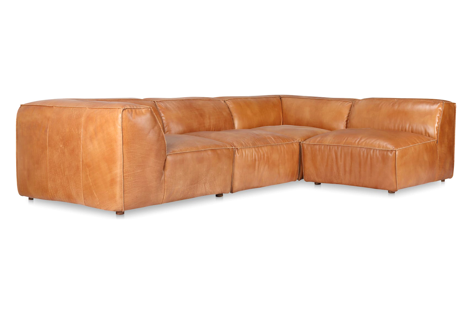 Moe's Luxe Signature Modular Sectional - Tan