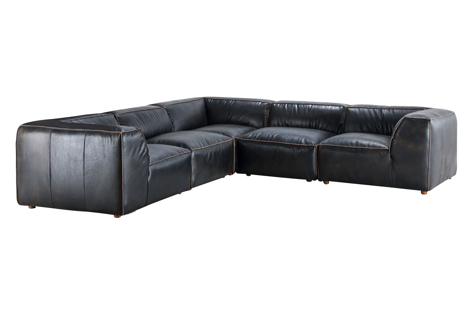 Moe's Luxe Classic L Modular Sectional - Antique