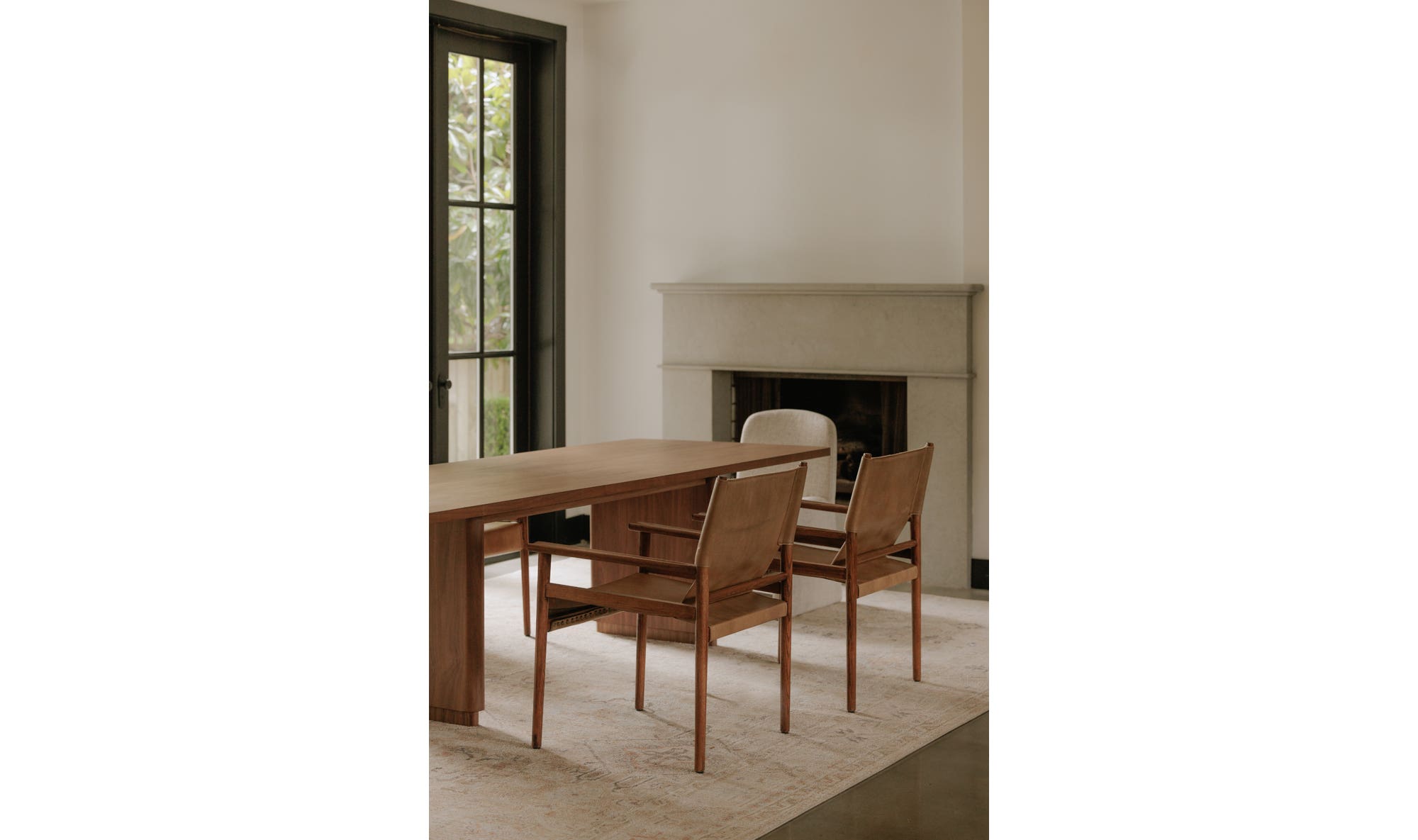 Moe's Remy Mid-Century Modern Dining Chair - Tan