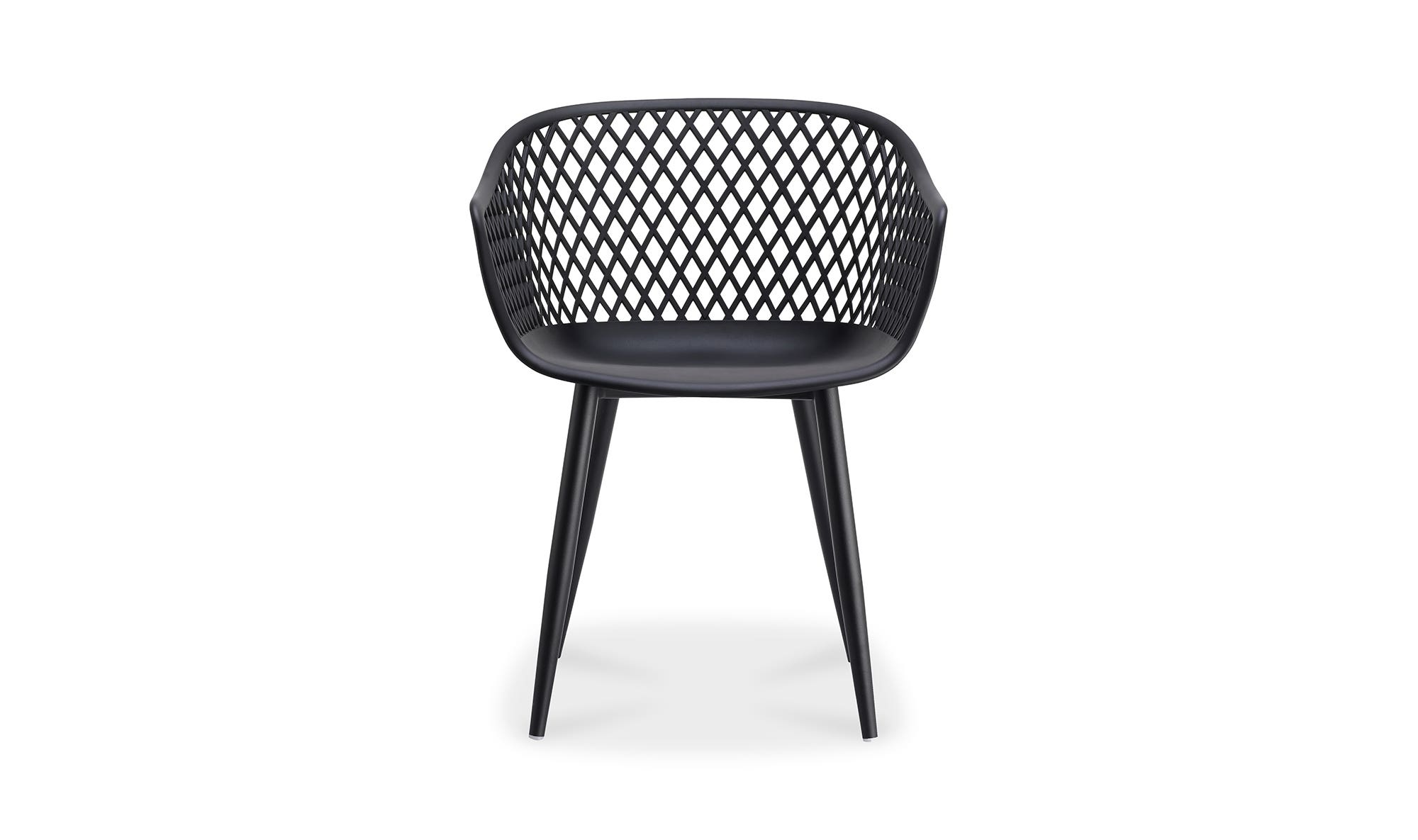 Moe's Piazza Contemporary Outdoor Chair Set of 2 - Black