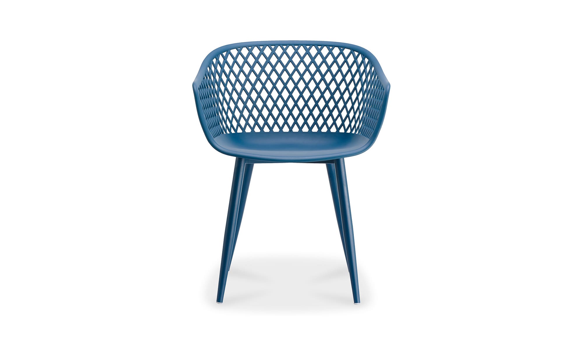 Moe's Piazza Contemporary Outdoor Chair Set of 2 - Blue