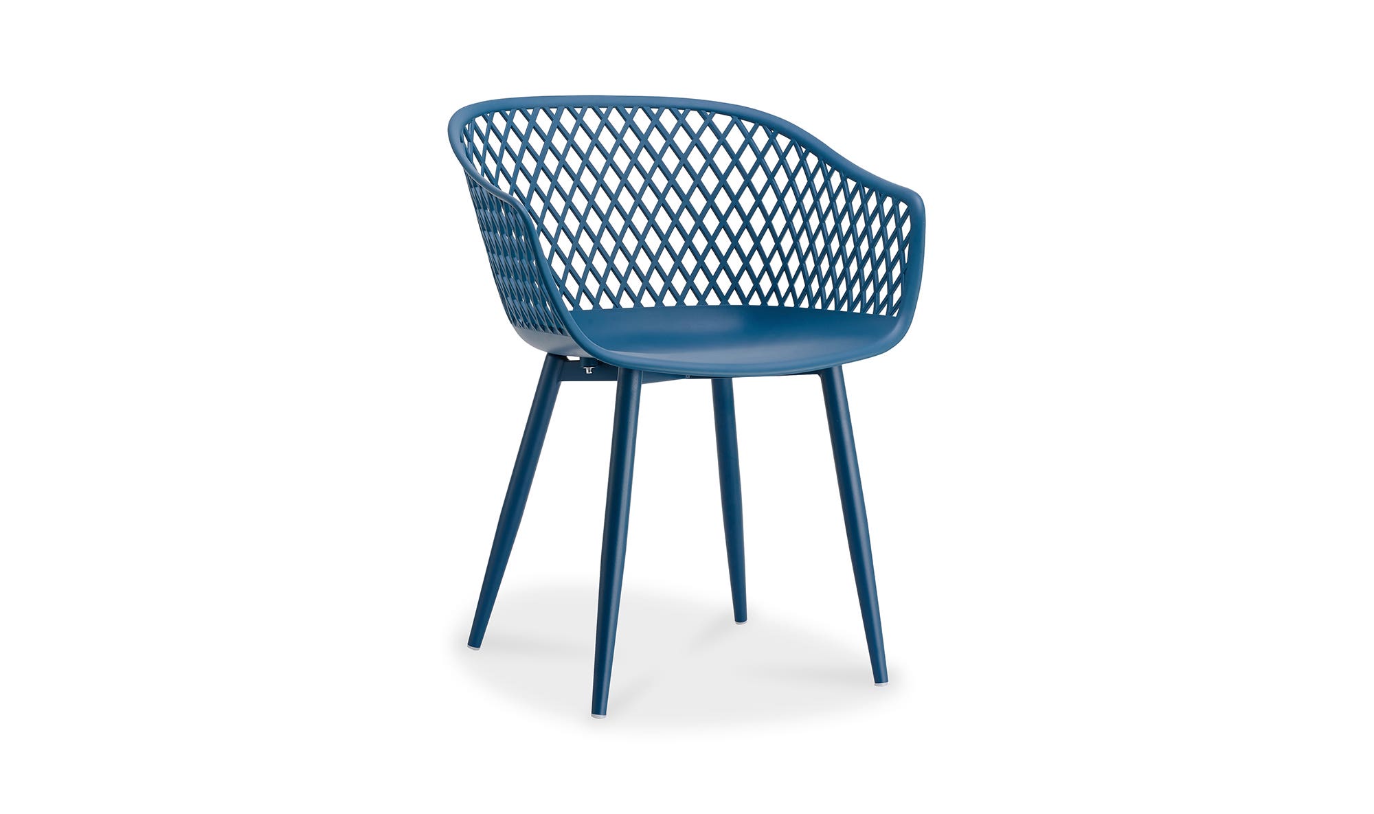 Moe's Piazza Contemporary Outdoor Chair Set of 2 - Blue