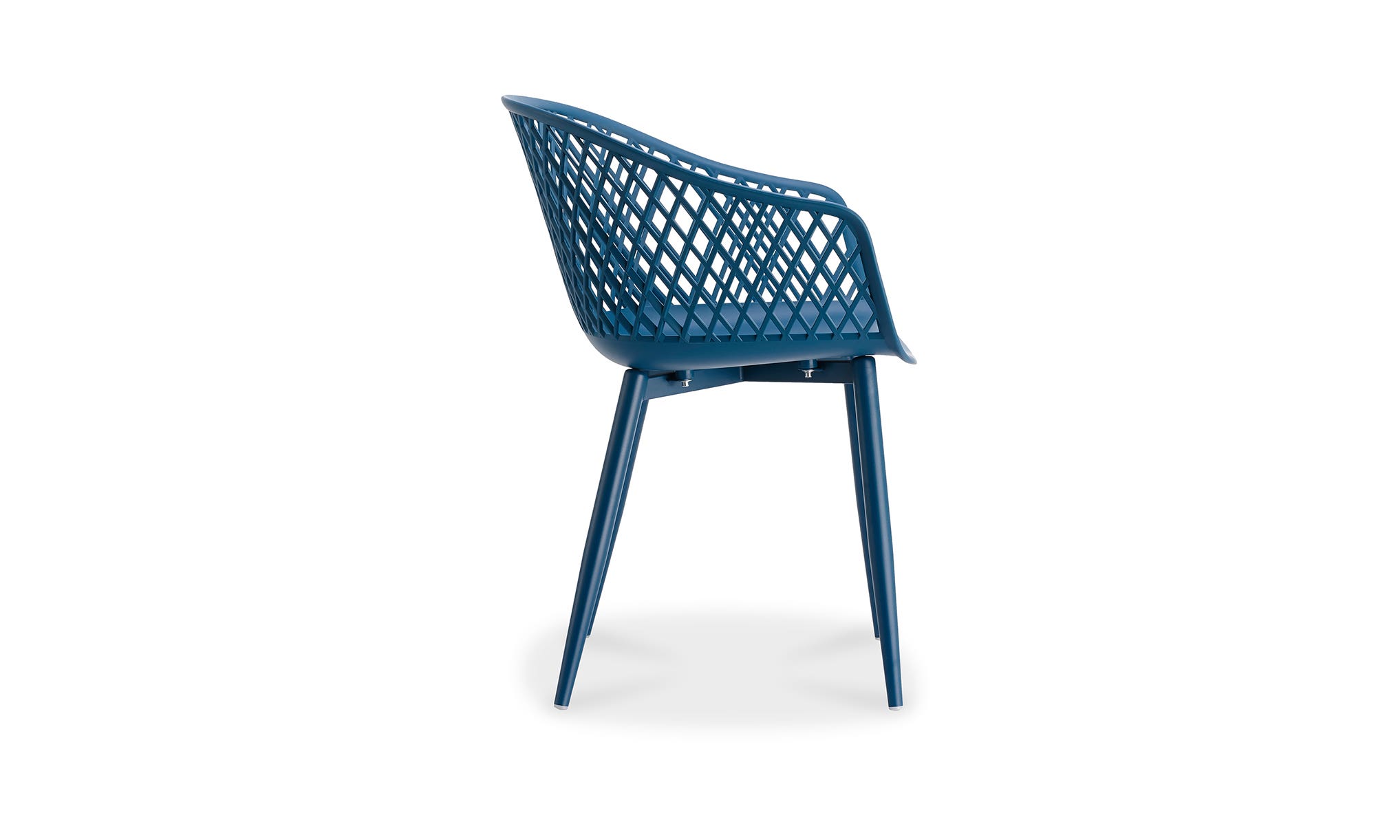 Moe's Piazza Contemporary Outdoor Chair Set of 2 - Blue