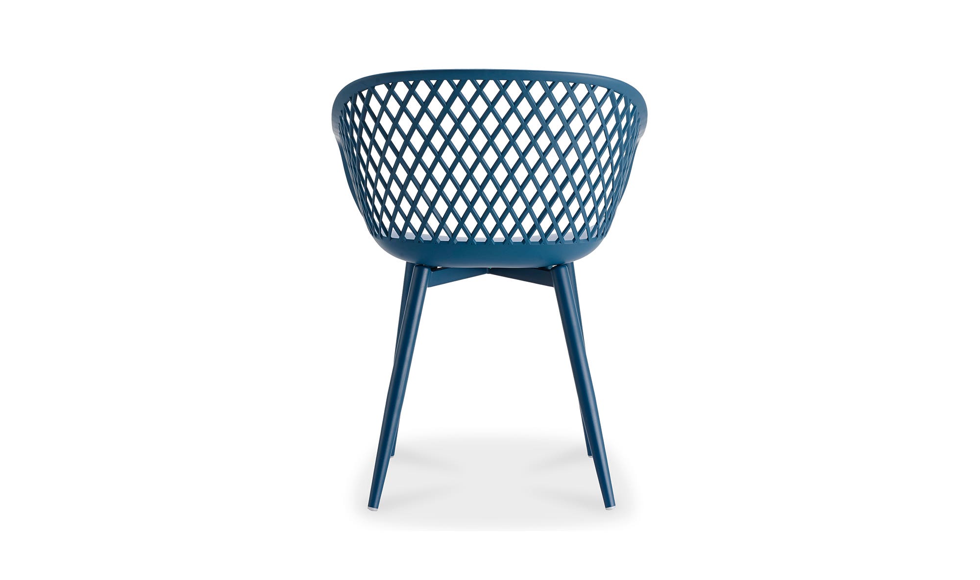 Moe's Piazza Contemporary Outdoor Chair Set of 2 - Blue