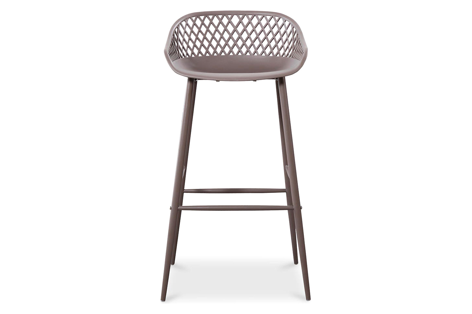 Moe's Piazza Outdoor Bar Stool Set of 2 - Gray