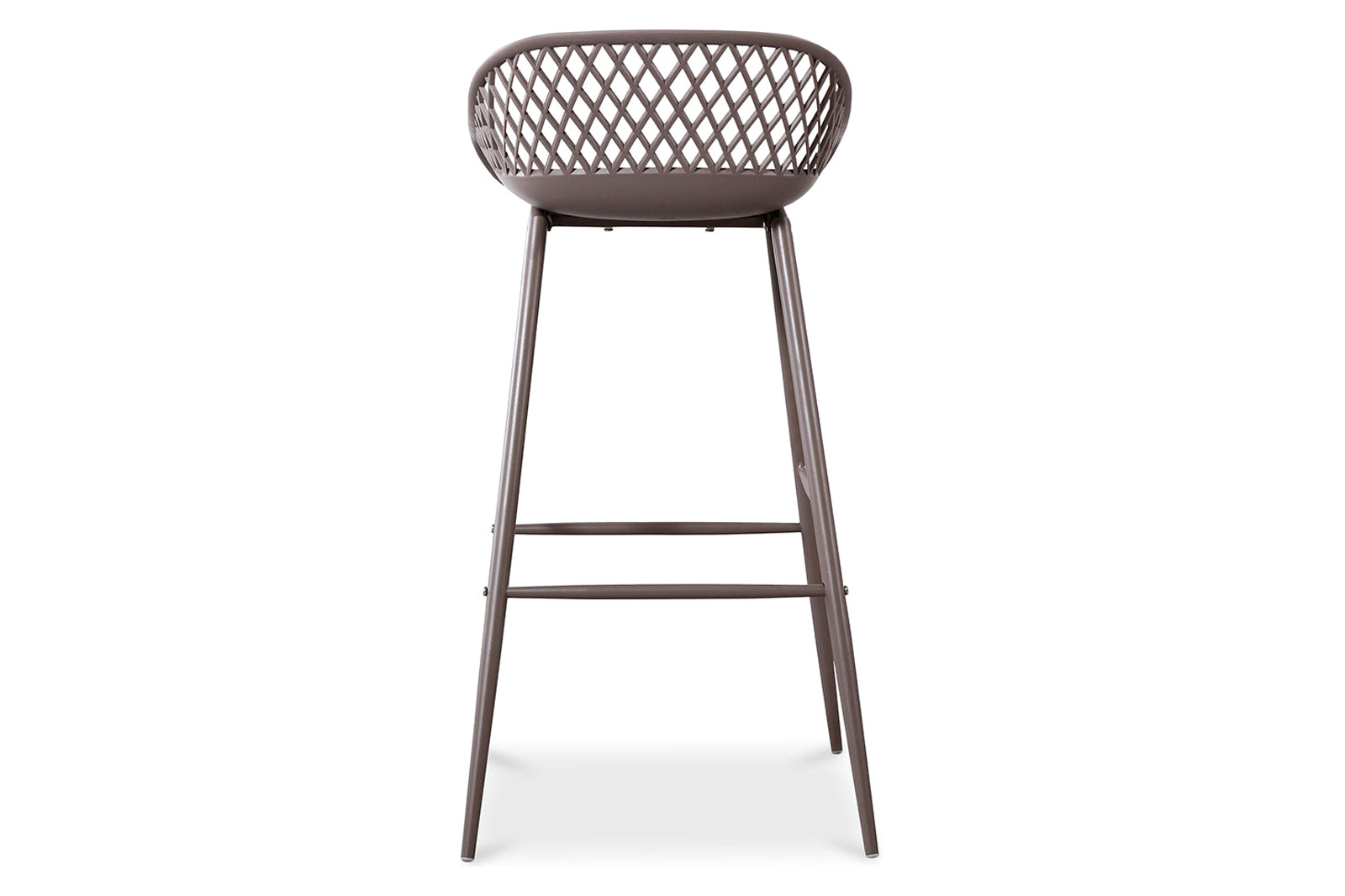 Moe's Piazza Outdoor Bar Stool Set of 2 - Gray