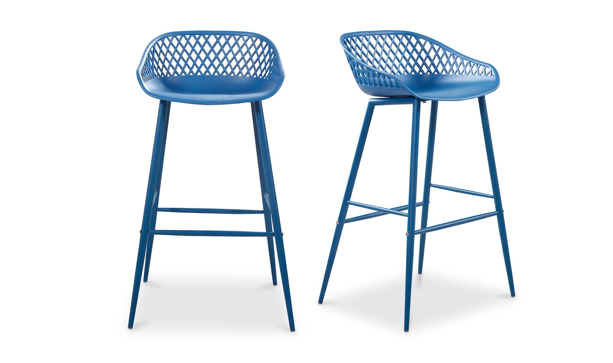 Moe's - Piazza Contemporary Outdoor Barstool Set of 2