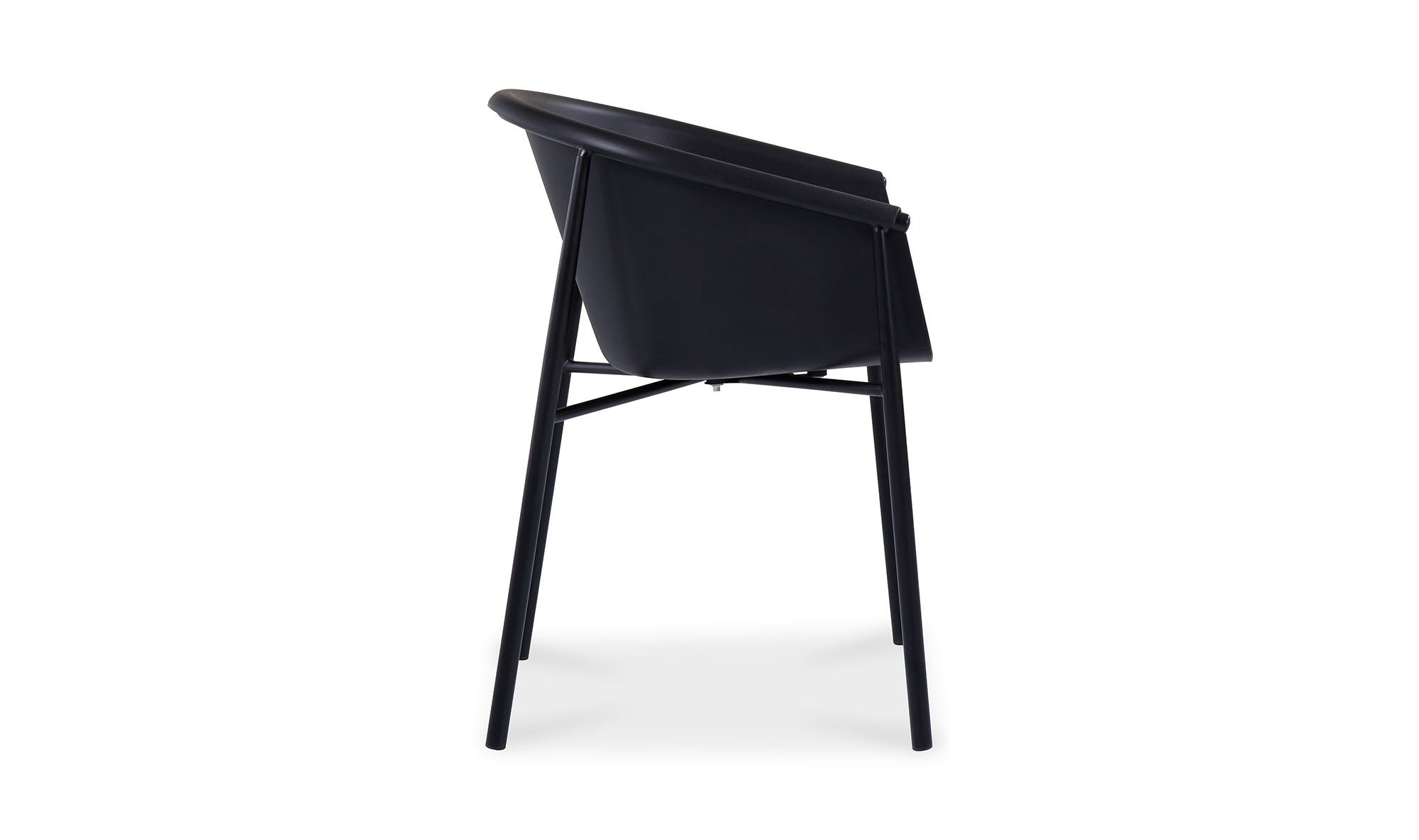 Moe's - Shindig Contemporary Dining Chair Set of 2 in Black