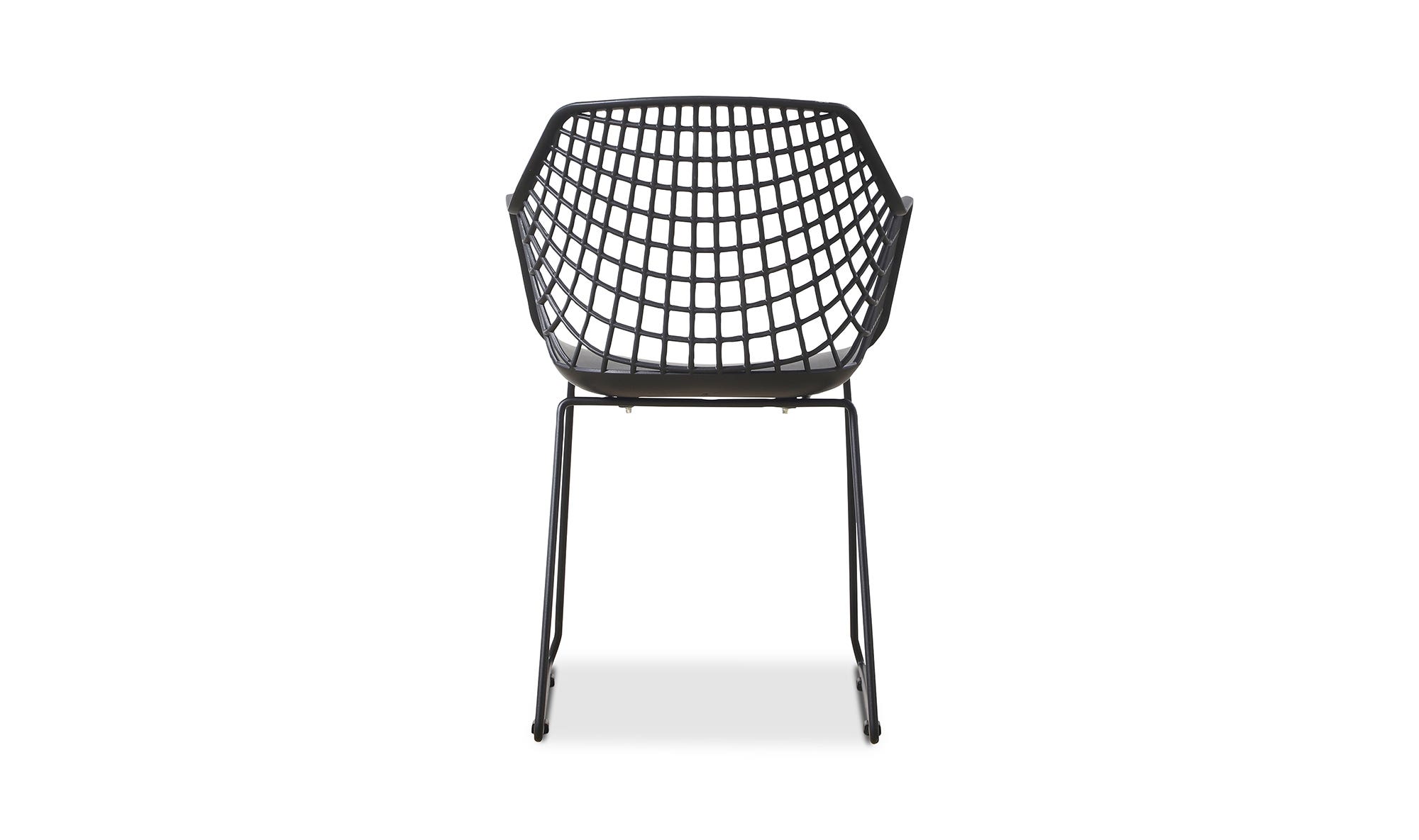 Moe's Honolulu Contemporary Chair Set of 2 - Black