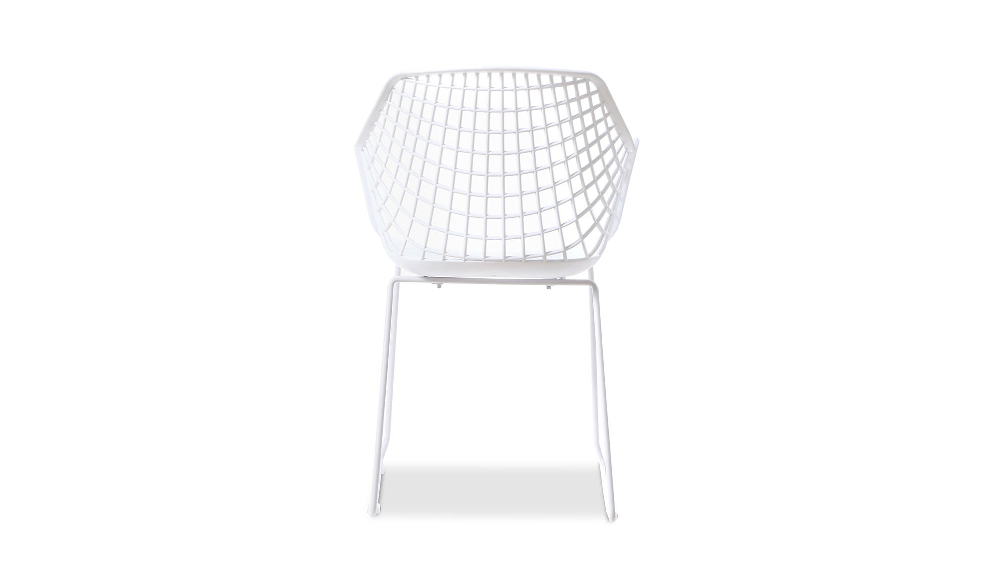 Moe's Honolulu Contemporary Chair Set of 2 - White