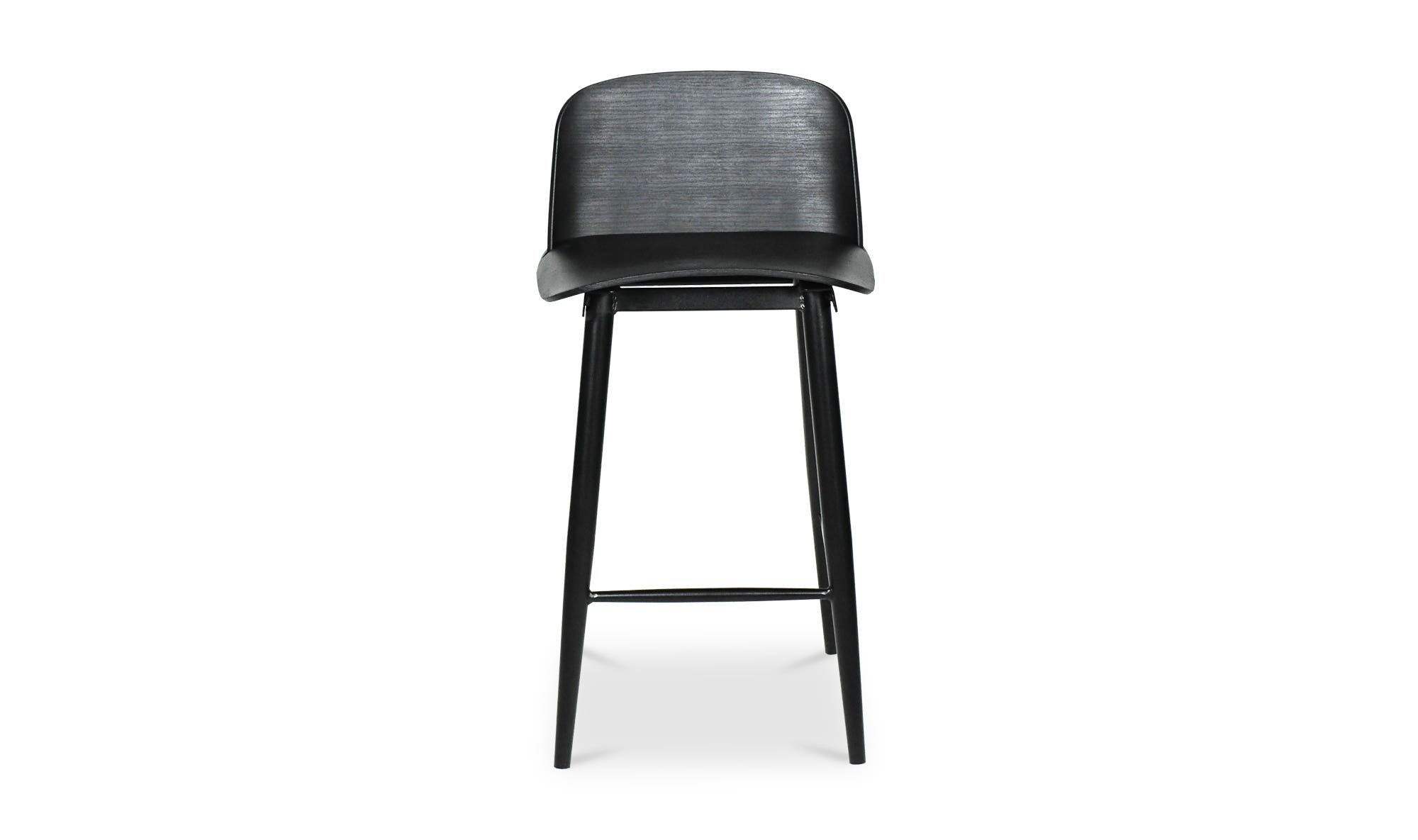 Moe's Looey Contemporary Counter Stool Set of 2 - Black