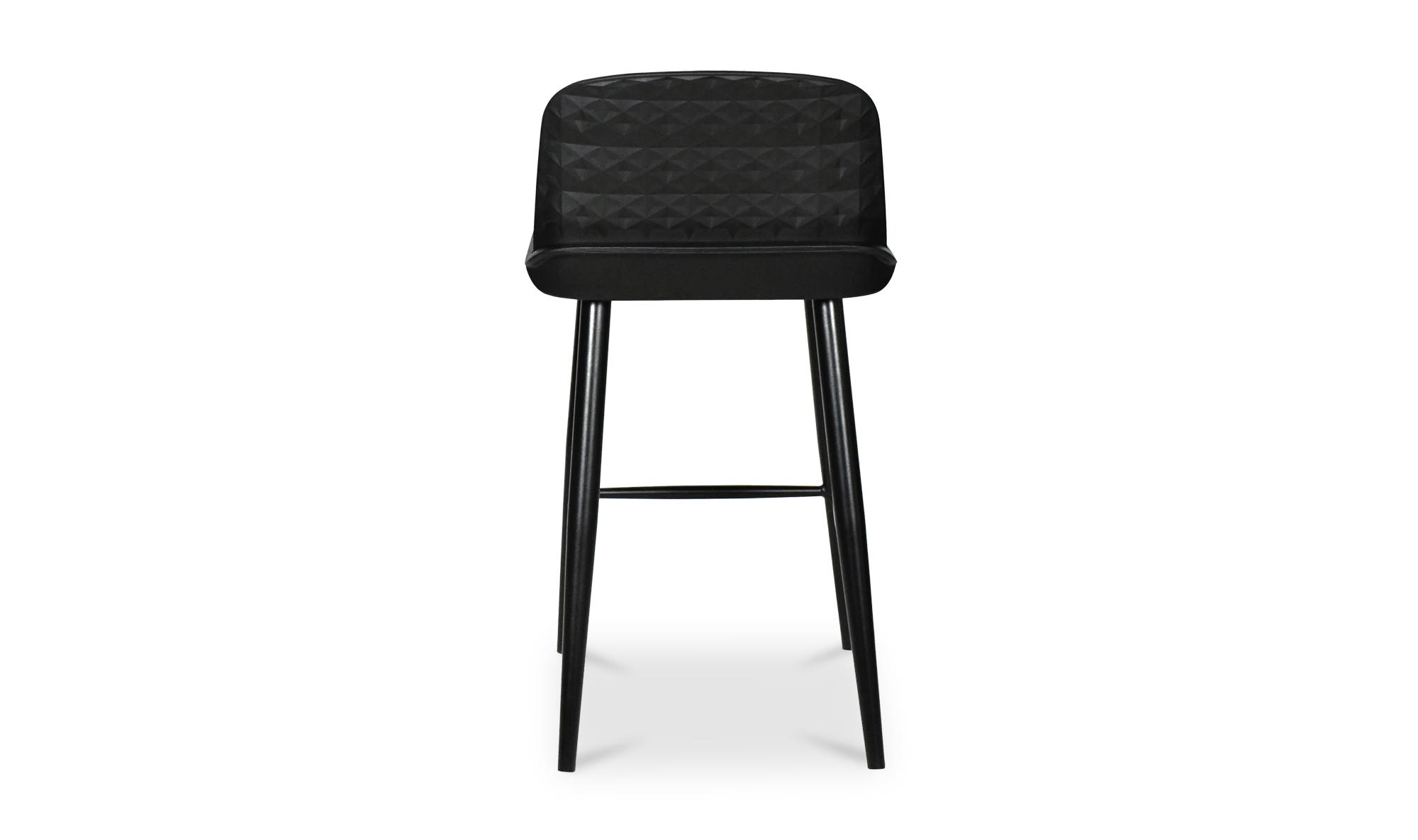 Moe's Looey Contemporary Counter Stool Set of 2 - Black