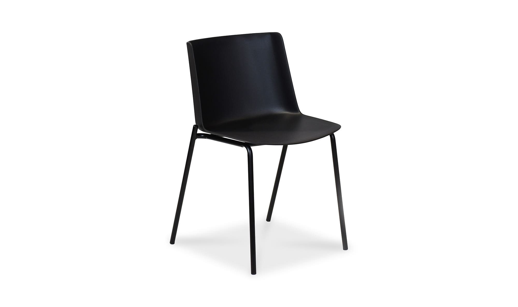 Moe's Silla Contemporary Dining Chair Set of 2 - Black