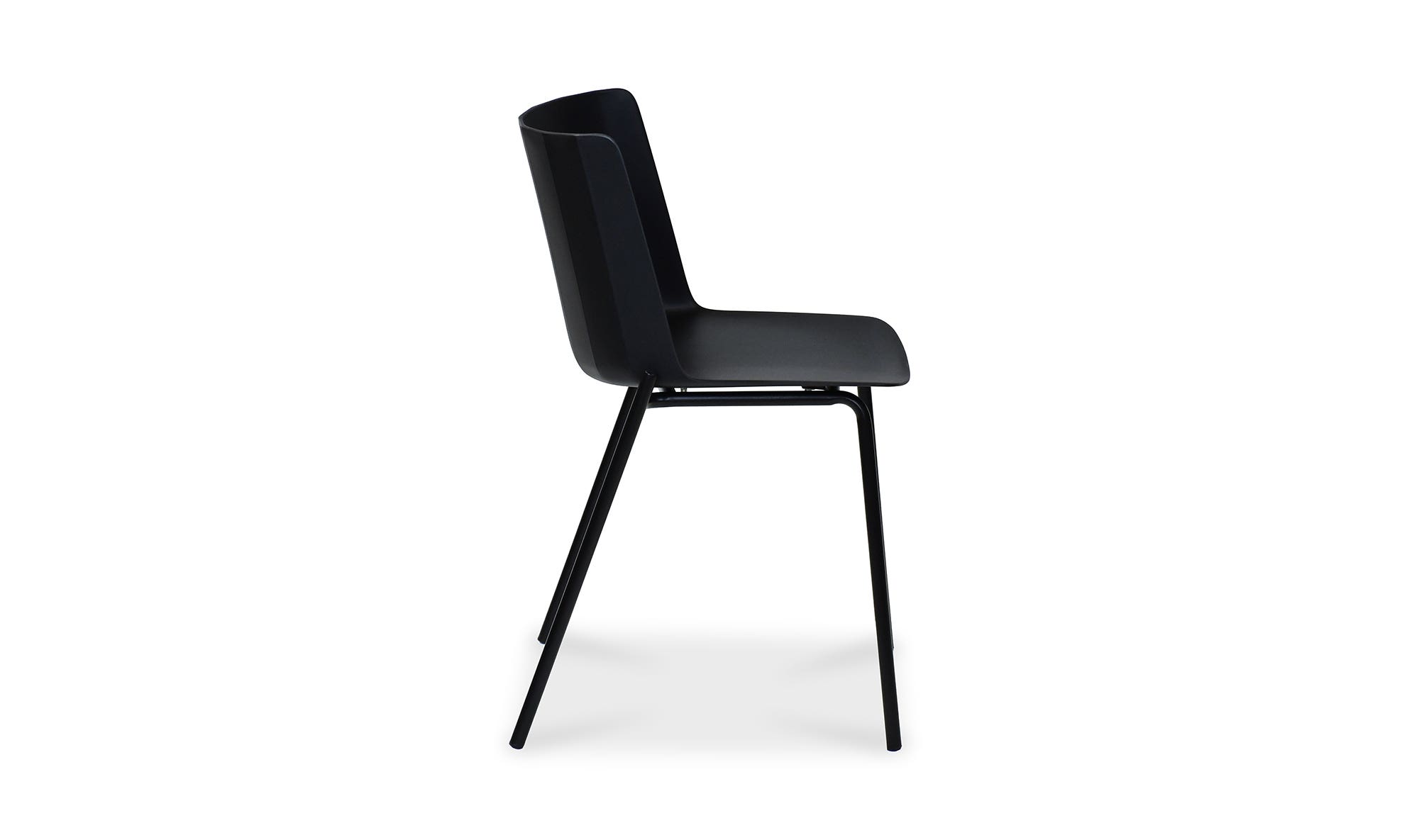 Moe's Silla Contemporary Dining Chair Set of 2 - Black