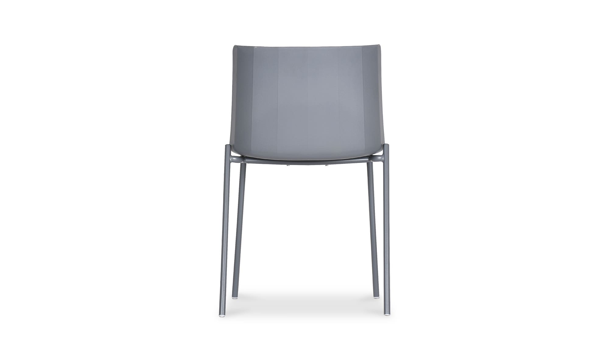 Moe's Silla Contemporary Dining Chair Set of 2 - Charcoal Gray