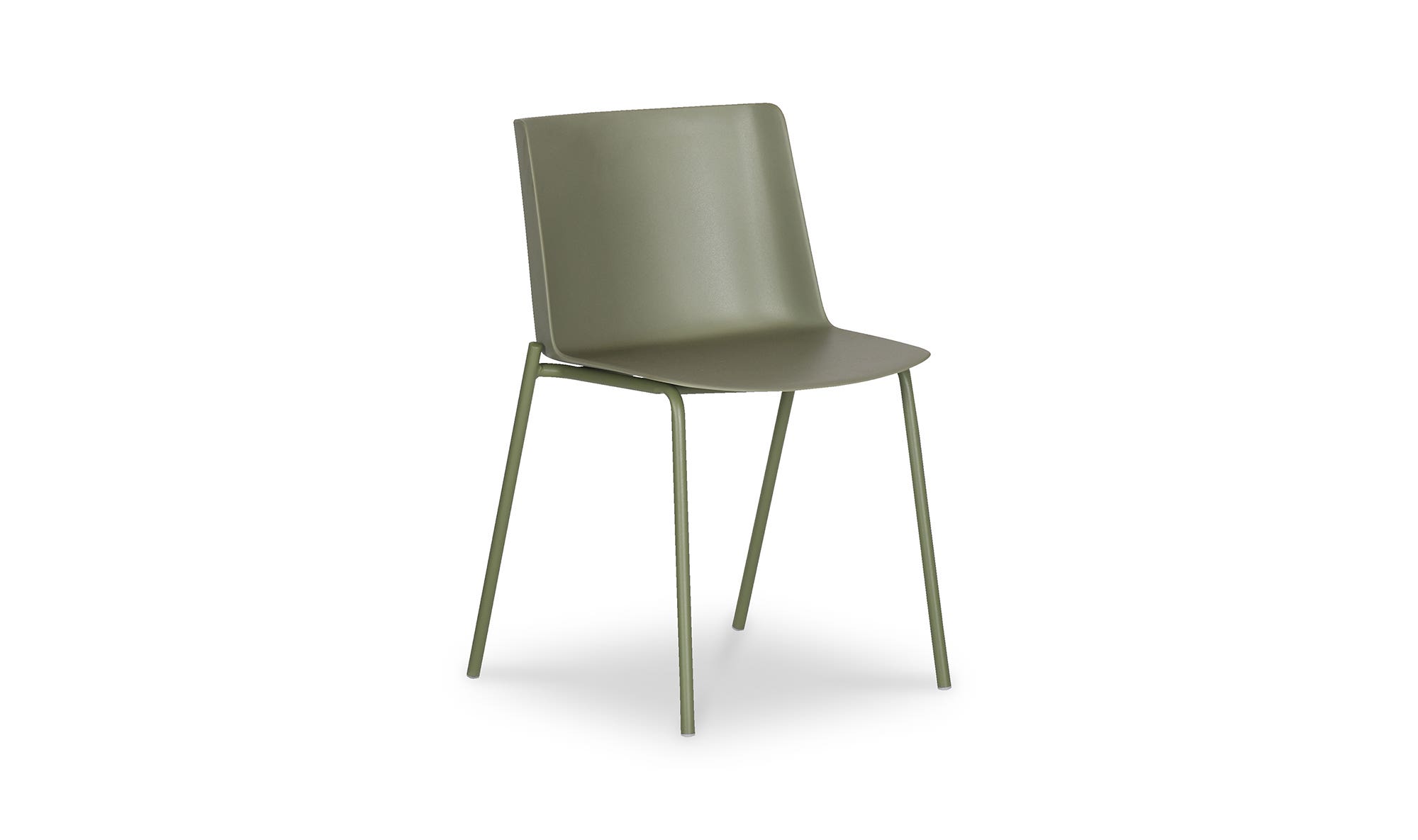 Moe's Silla Contemporary Dining Chair Set of 2 - Sage Green