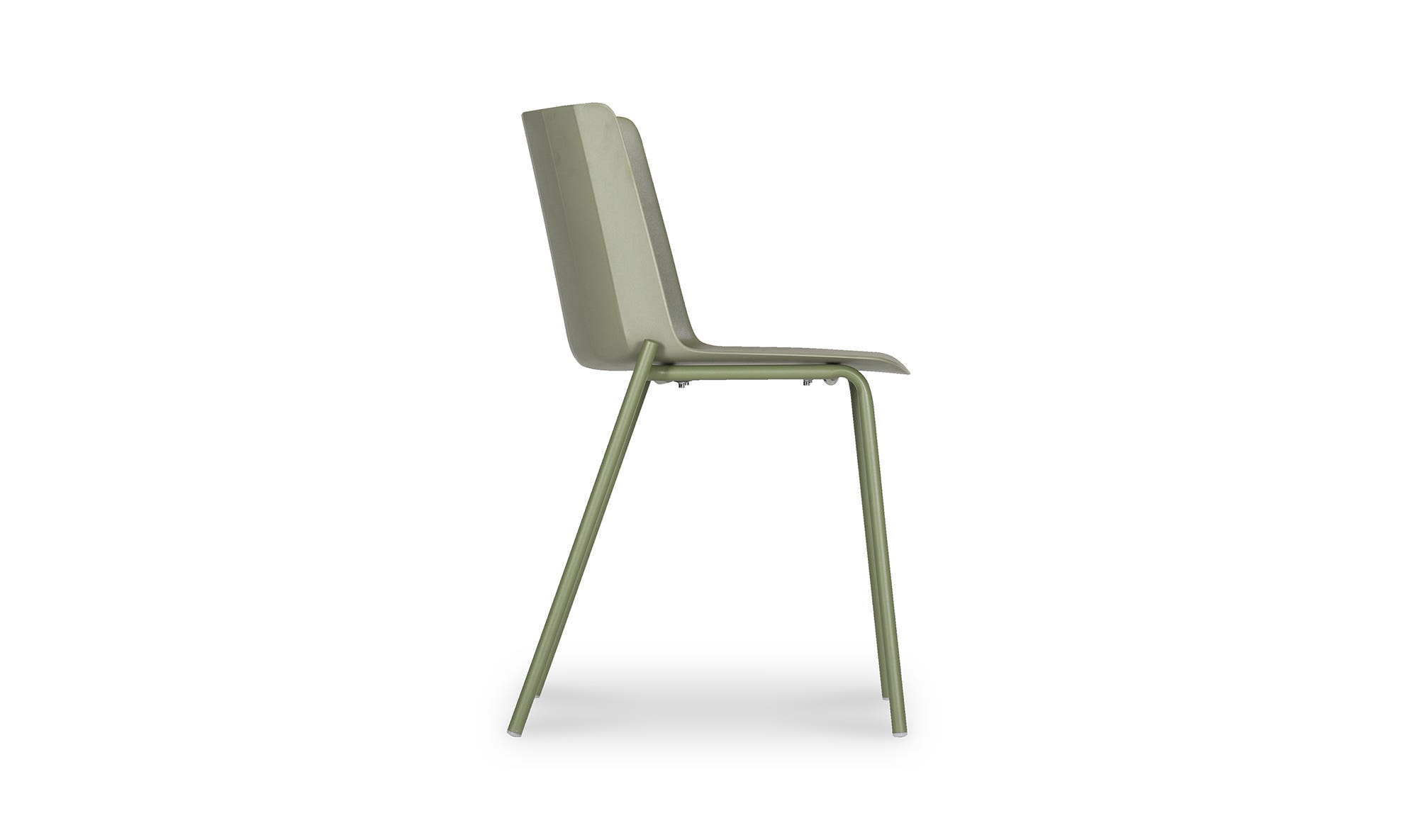 Moe's Silla Contemporary Dining Chair Set of 2 - Sage Green