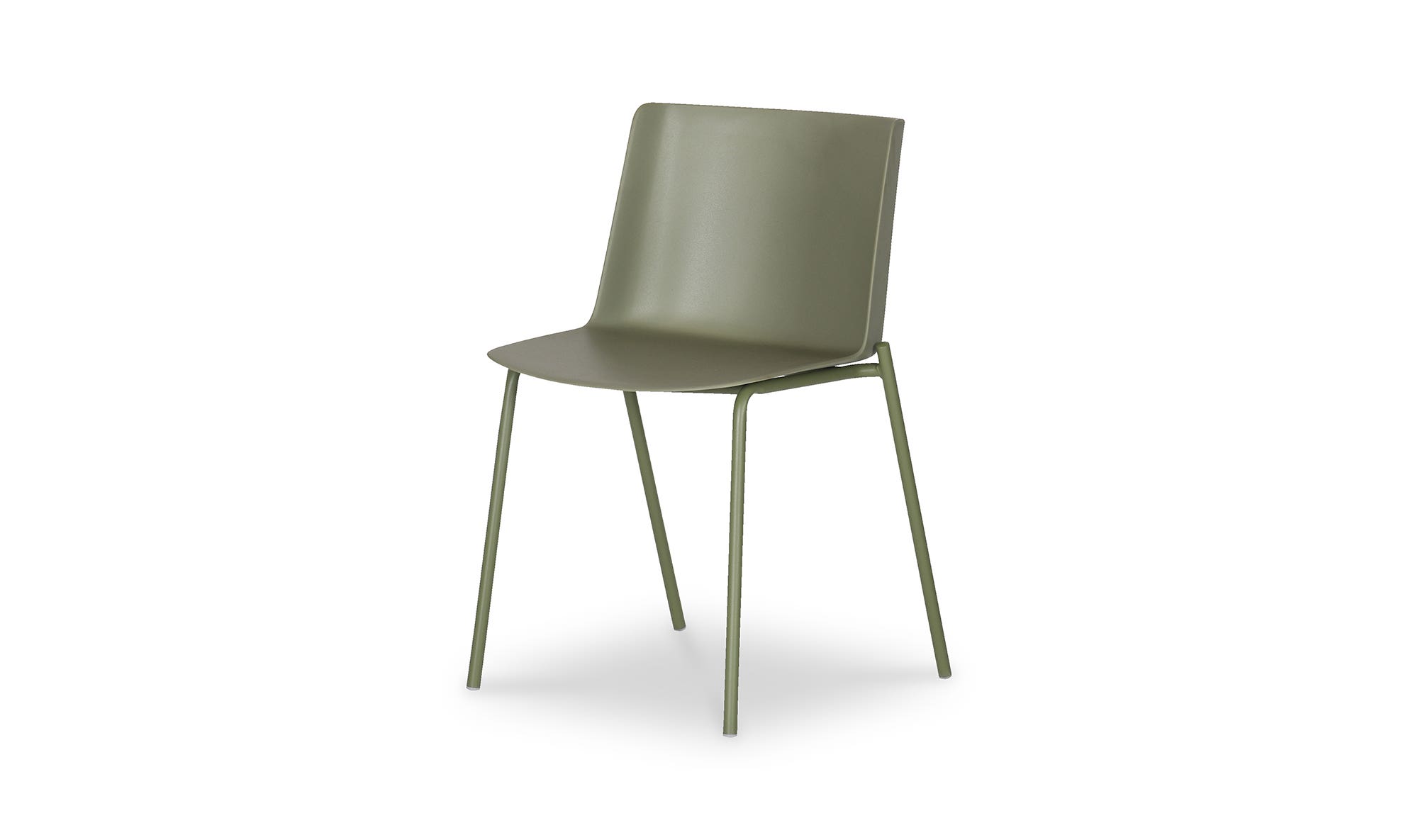 Moe's Silla Contemporary Dining Chair Set of 2 - Sage Green