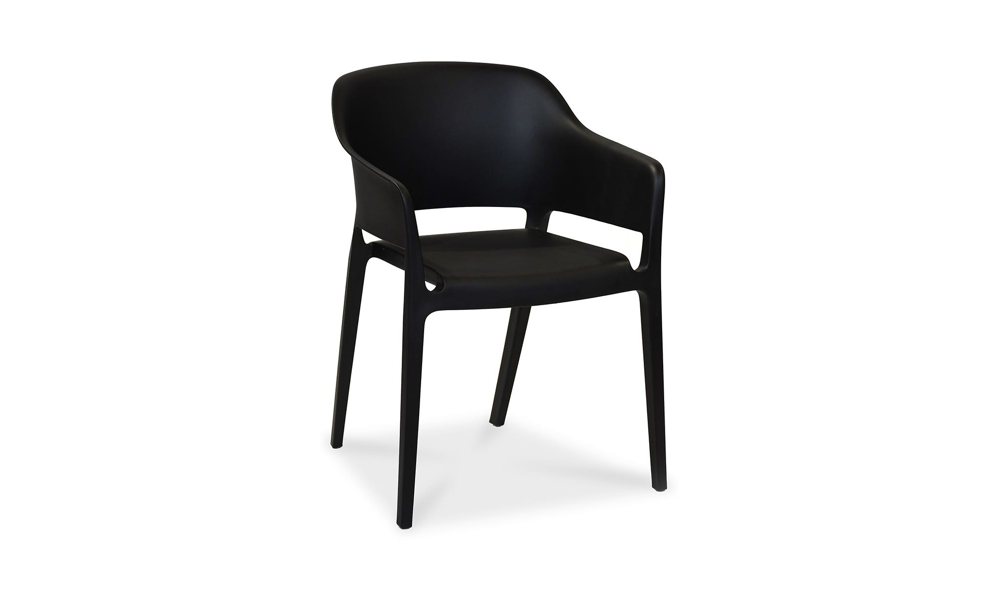 Moe's Faro Modern Dining Chair Set of 2 - Black