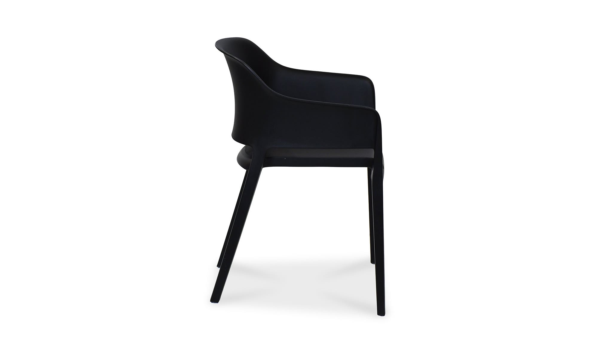 Moe's Faro Modern Dining Chair Set of 2 - Black