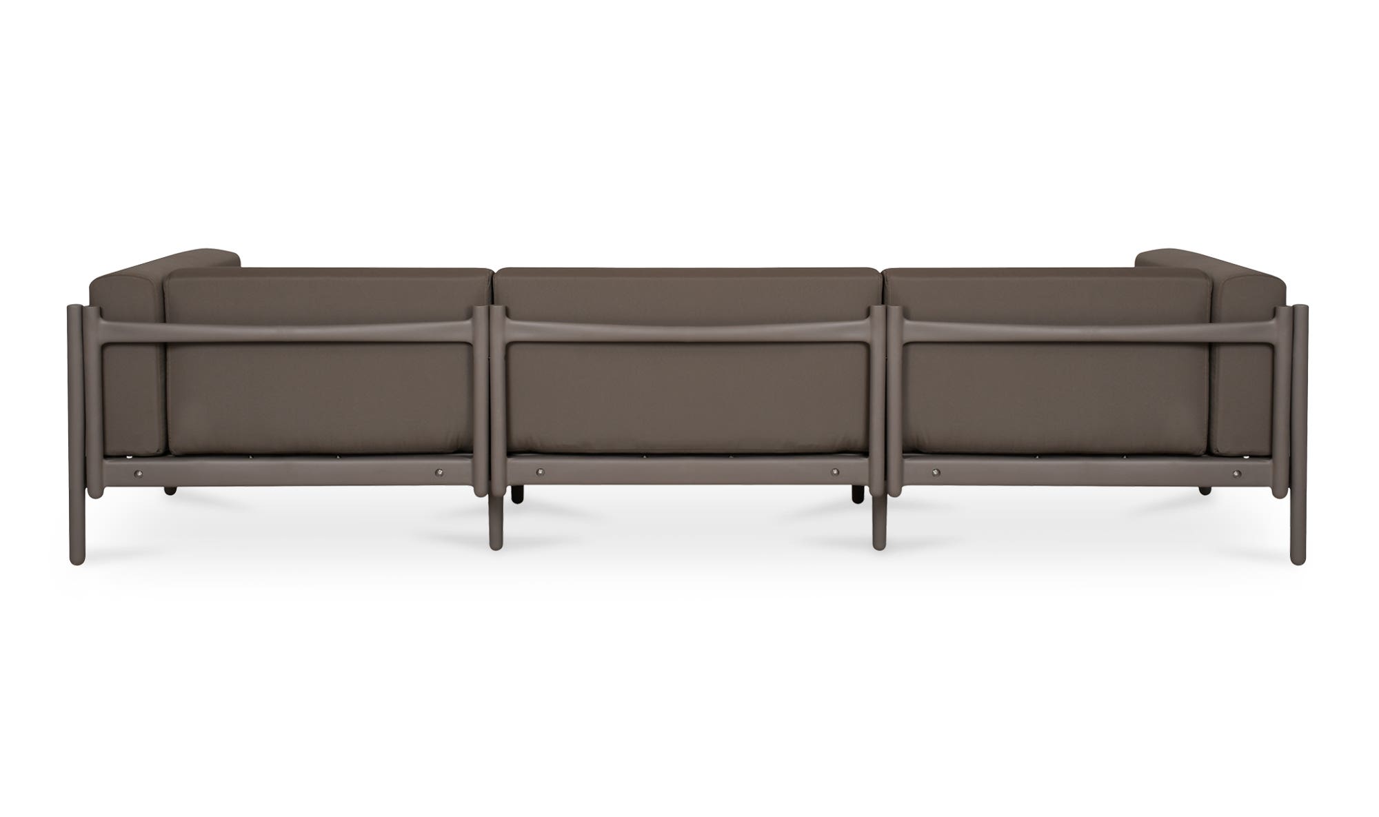 Moe's Suri Contemporary Sofa - Burgundy