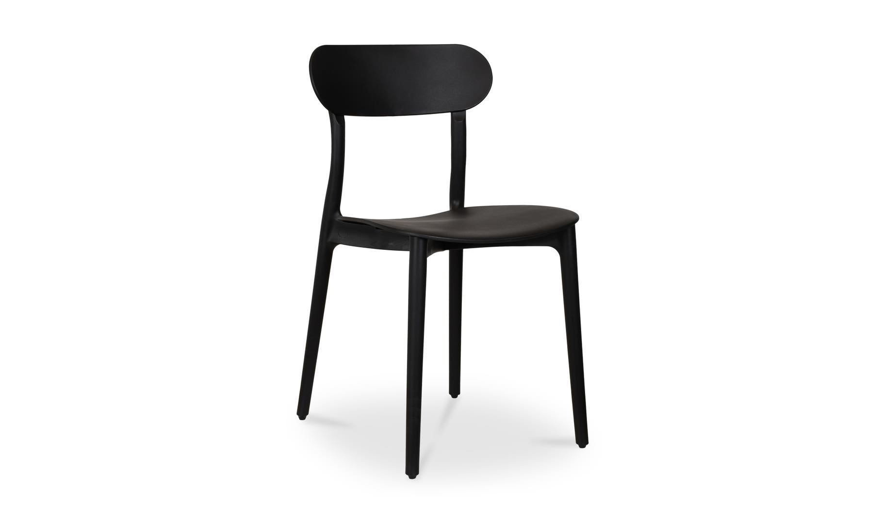 Moe's Kent Modern Dining Chair Set of 2 - Black