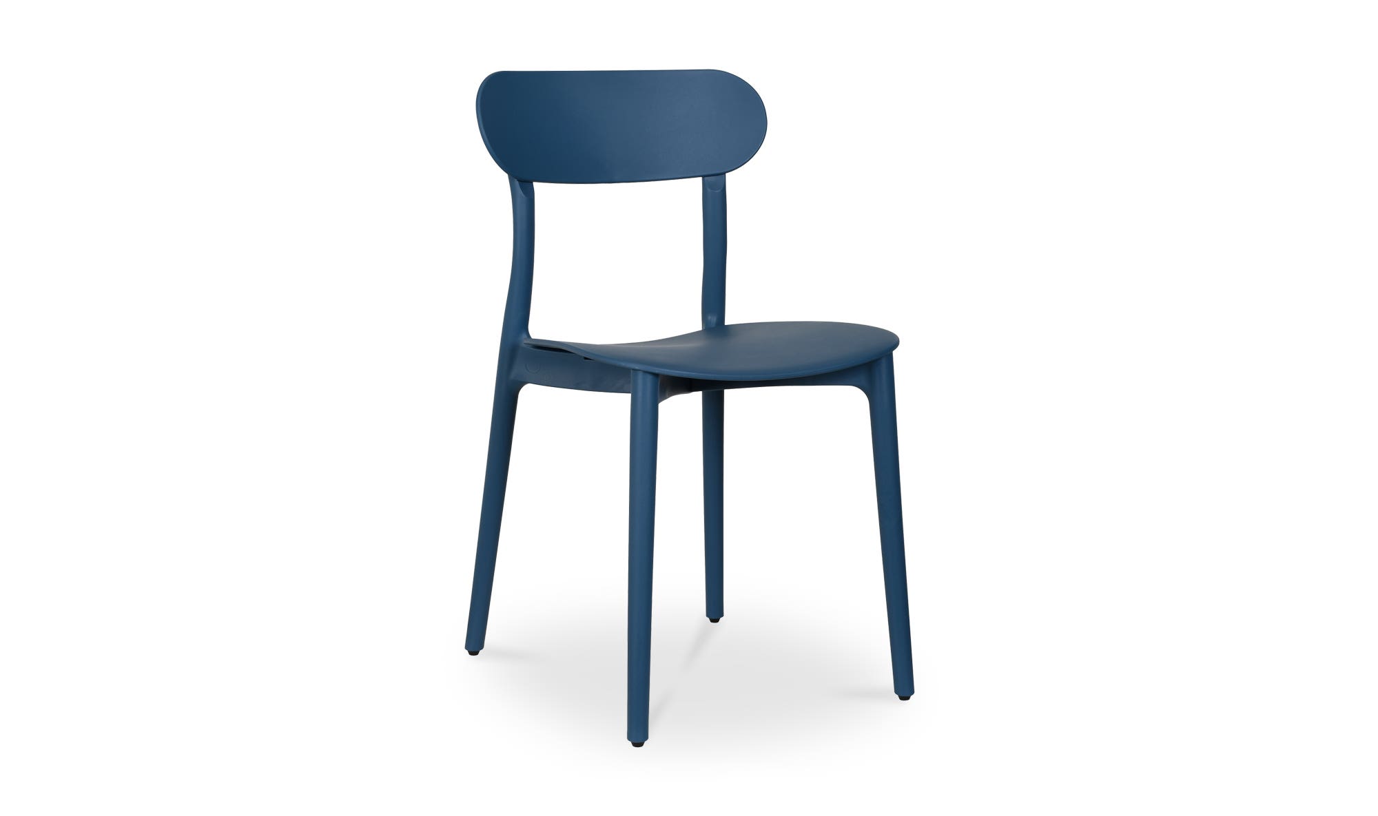 Moe's Kent Modern Dining Chair Set of 2 - Navy