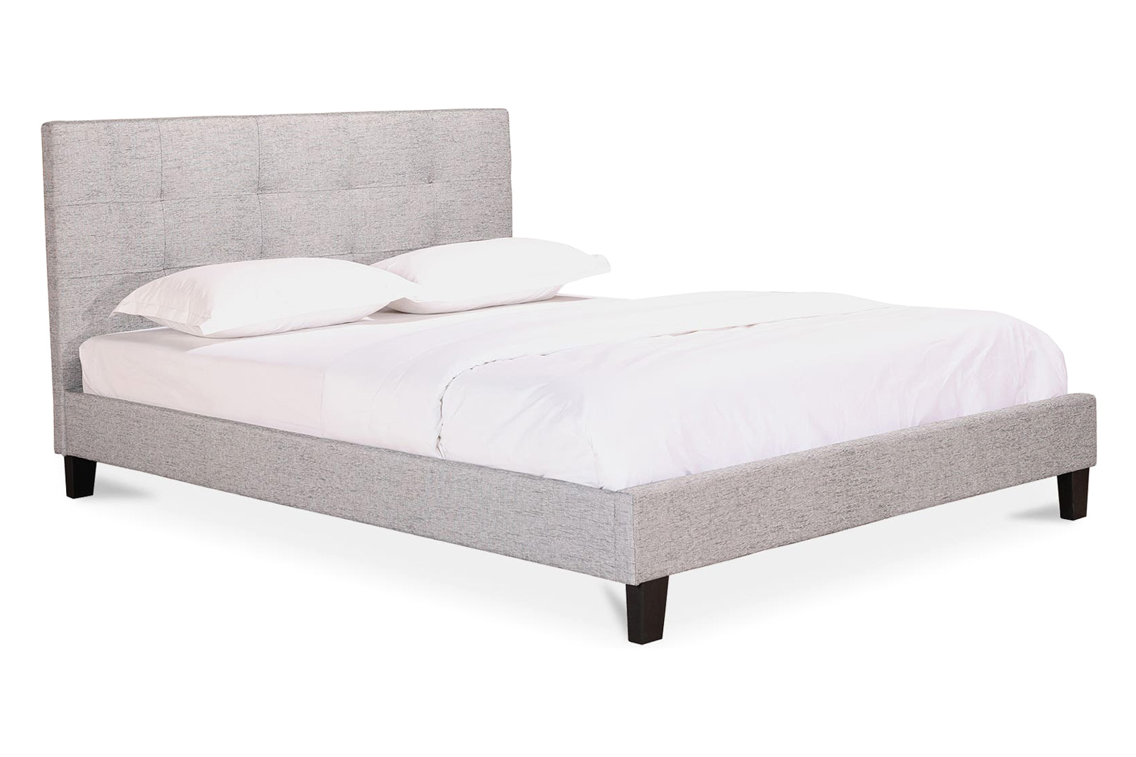 Moe's Eliza Bed - Light Gray, Queen