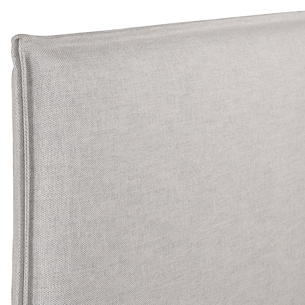 Moe's Luzon Bed - Light Gray, Queen