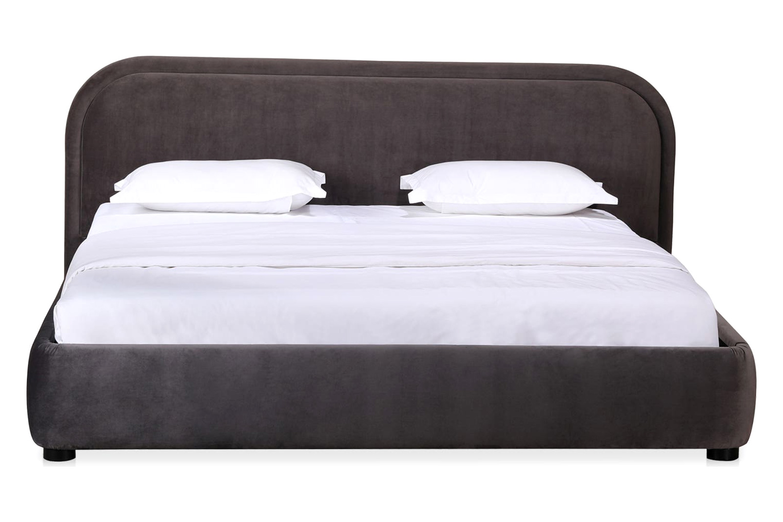 Moe's Colin Bed - Dark Gray, Queen