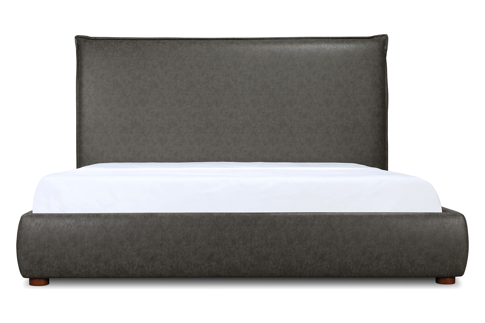 Moe's Luzon Bed Tall Headboard - Slate, Queen