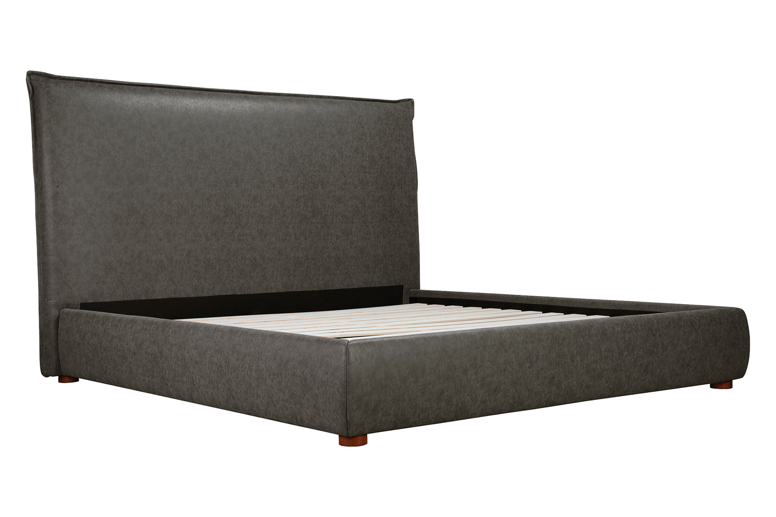 Moe's Luzon Bed Tall Headboard - Slate, King