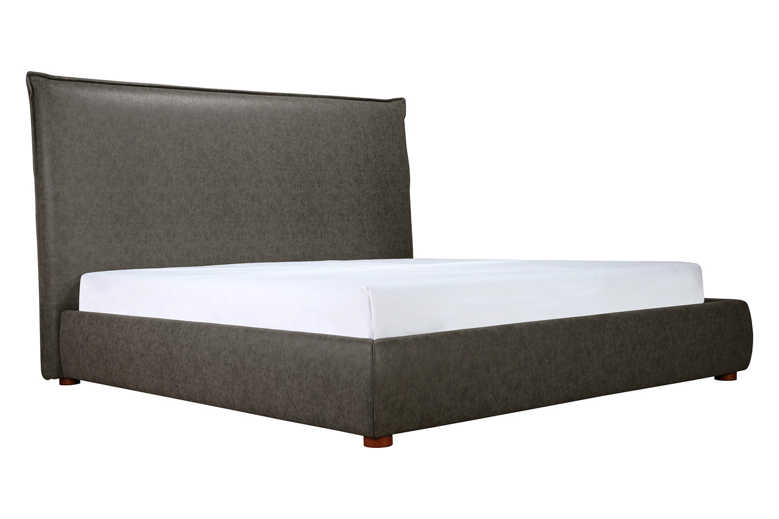 Moe's Luzon Bed Tall Headboard - Slate, King