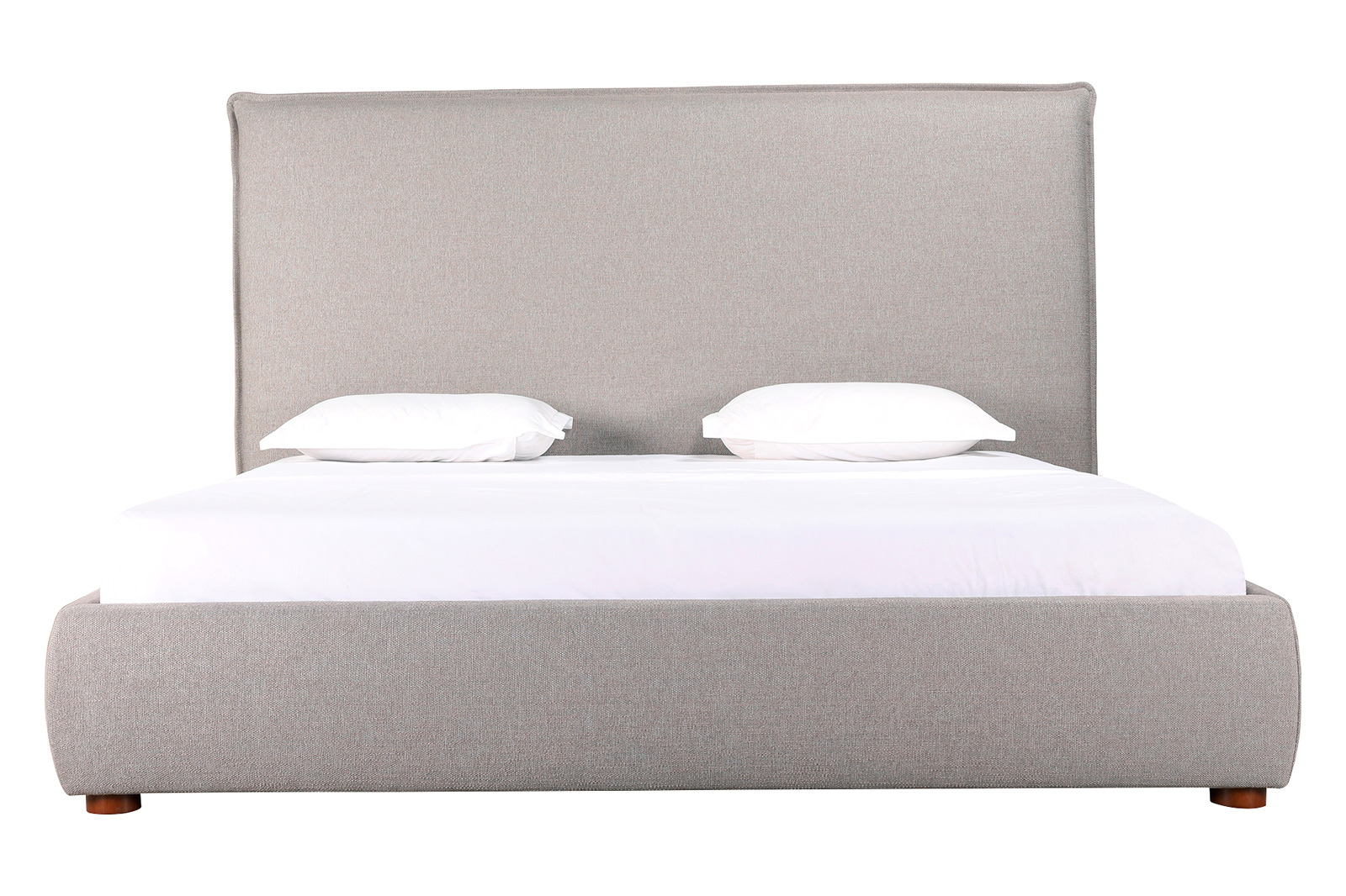 Moe's Luzon Bed Tall Headboard - Graystone, King