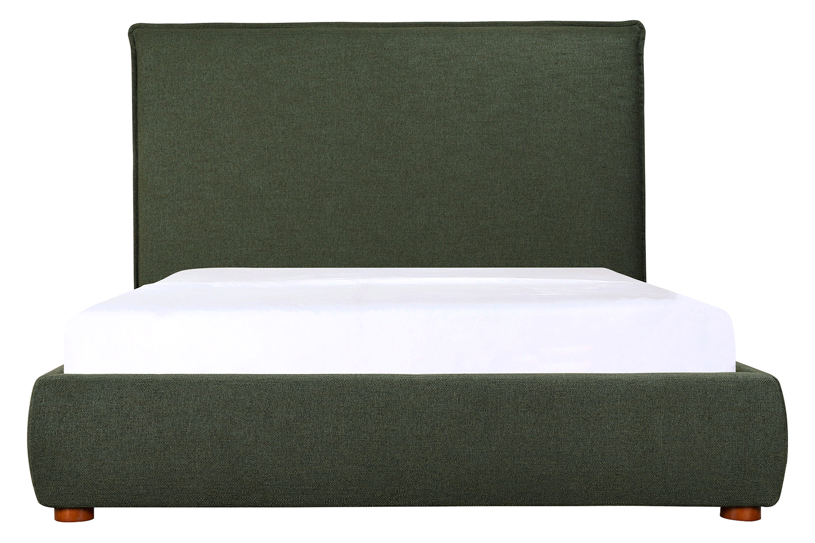 Moe's Luzon Bed Tall Headboard - Deep Forest, King