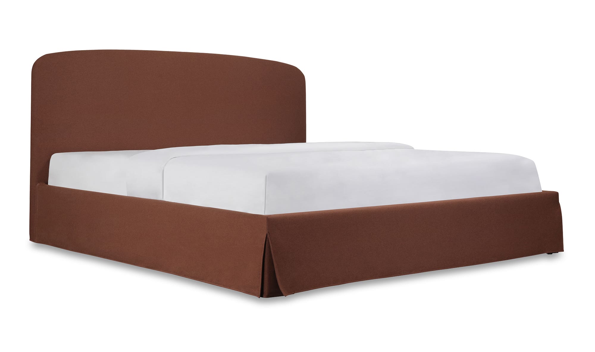 Moe's Joan Contemporary Queen Size Storage Bed - Rust