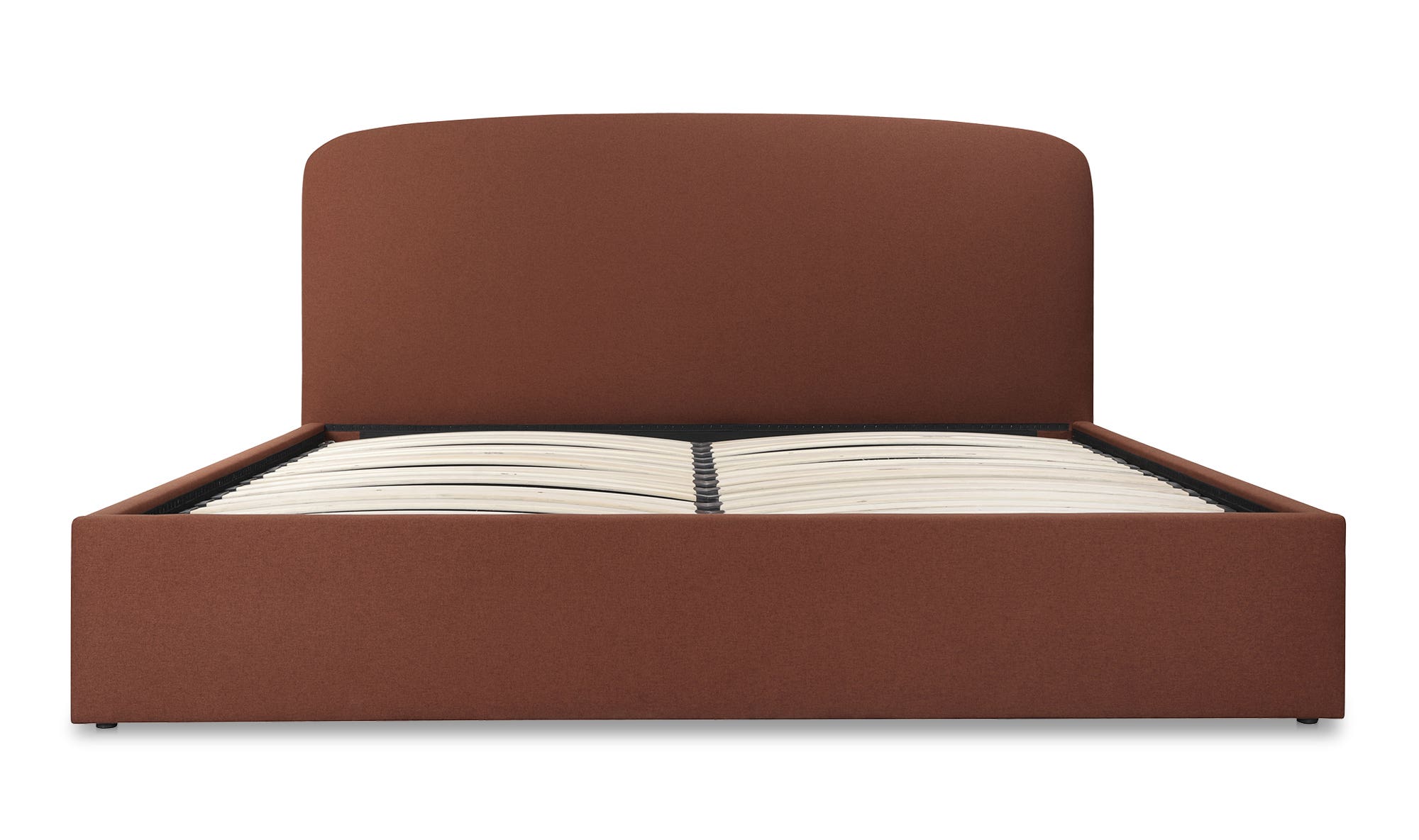 Moe's Joan Contemporary Queen Size Storage Bed - Rust