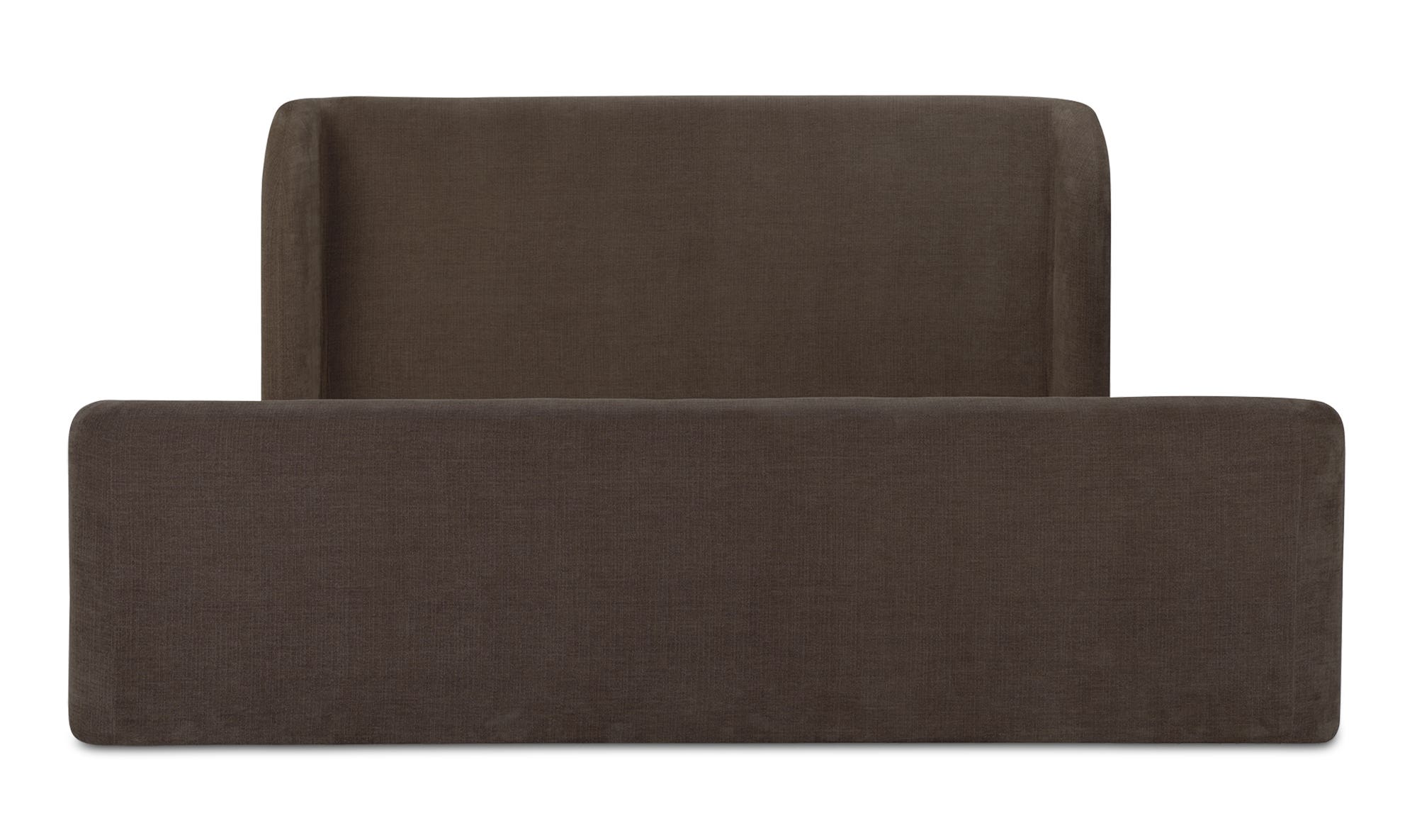 Moe's Sophia Contemporary Queen Size Bed - Brown