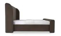 Moe's Sophia Contemporary King Size Bed - Brown