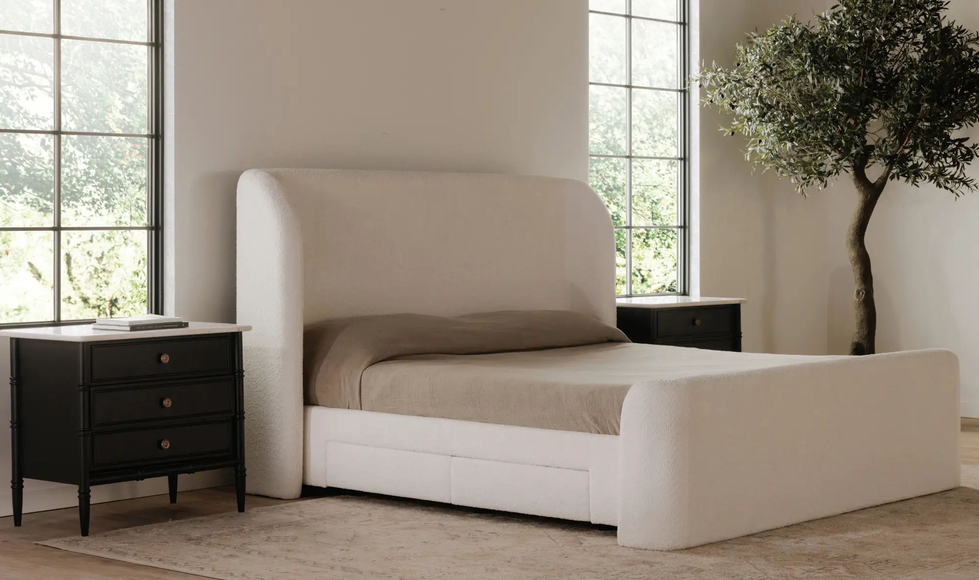 Moe's - Sophia Contemporary Bed