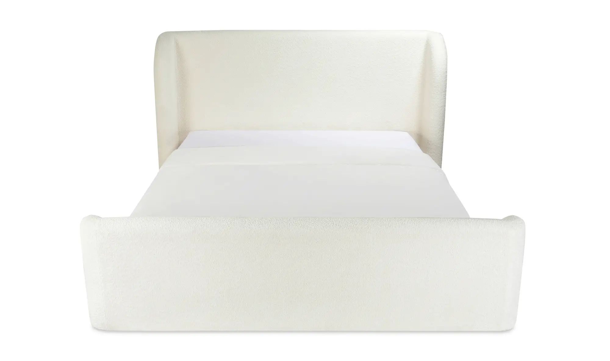 Moe's Sophia Contemporary King Size Bed - Cream