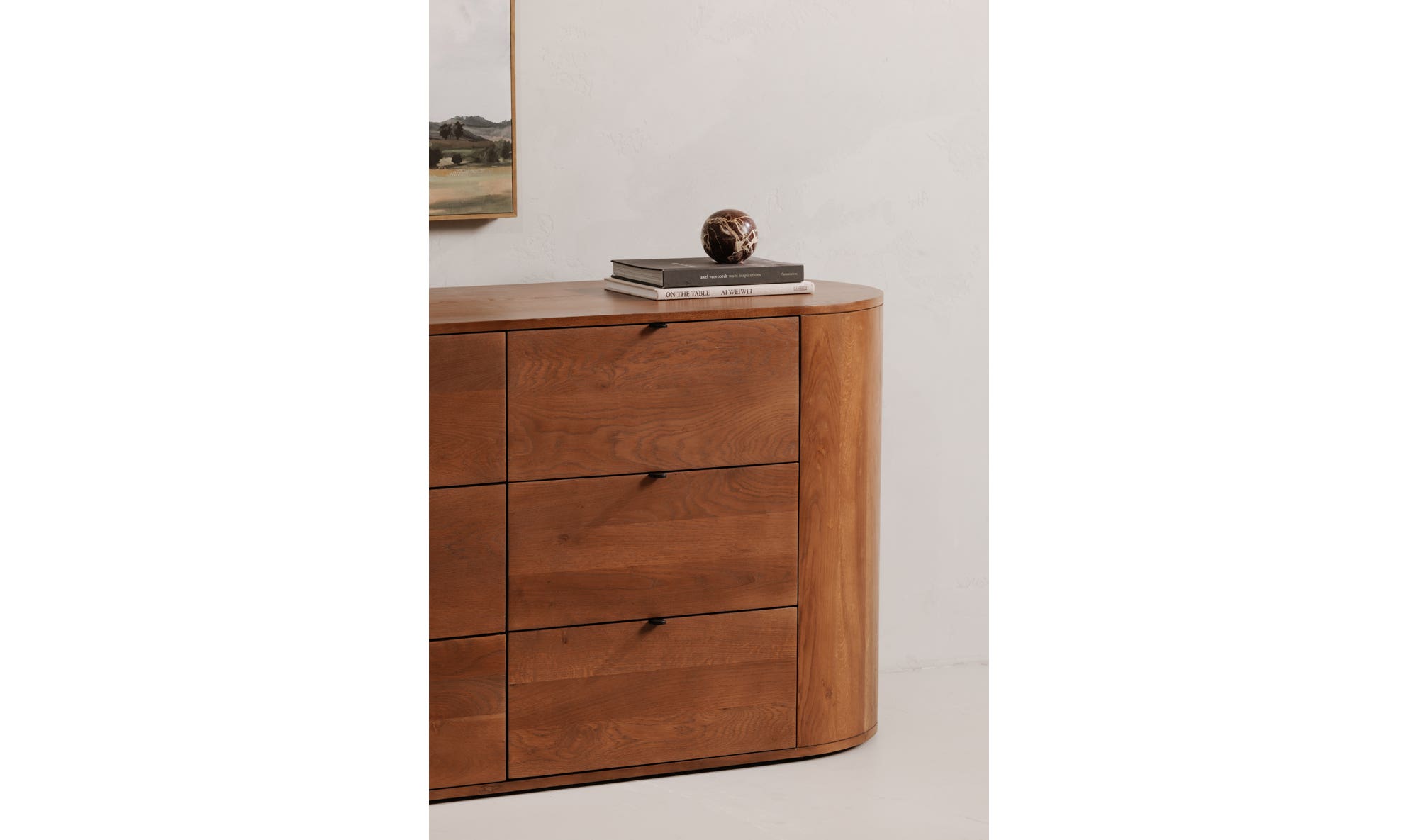 Moe's™ Theo Scandinavian 6 Drawers Dresser - Brown