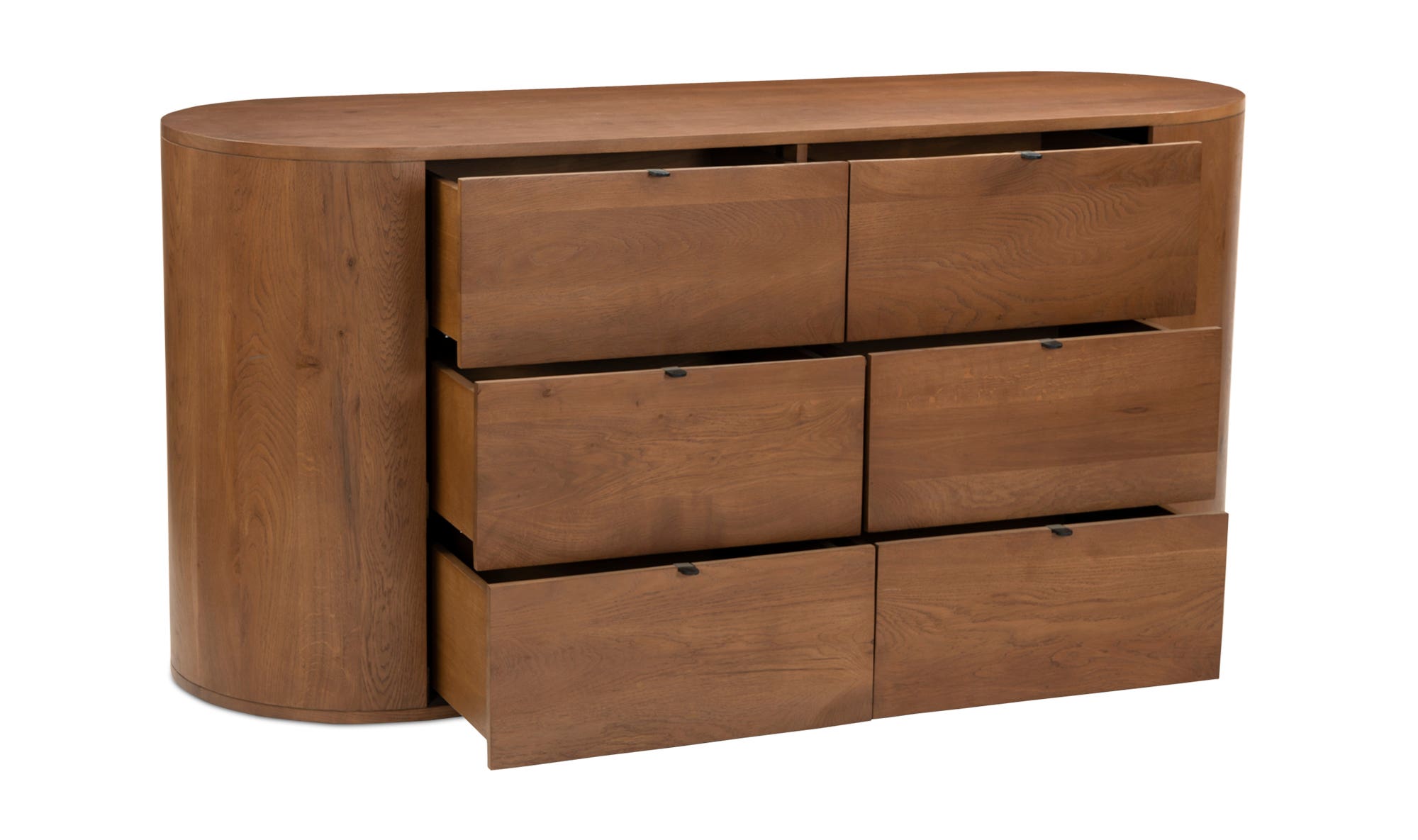 Moe's™ Theo Scandinavian 6 Drawers Dresser - Brown