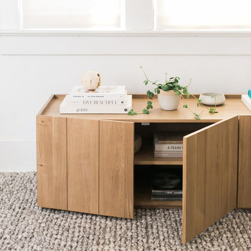 Moe's - Plank Media Cabinet in Brown