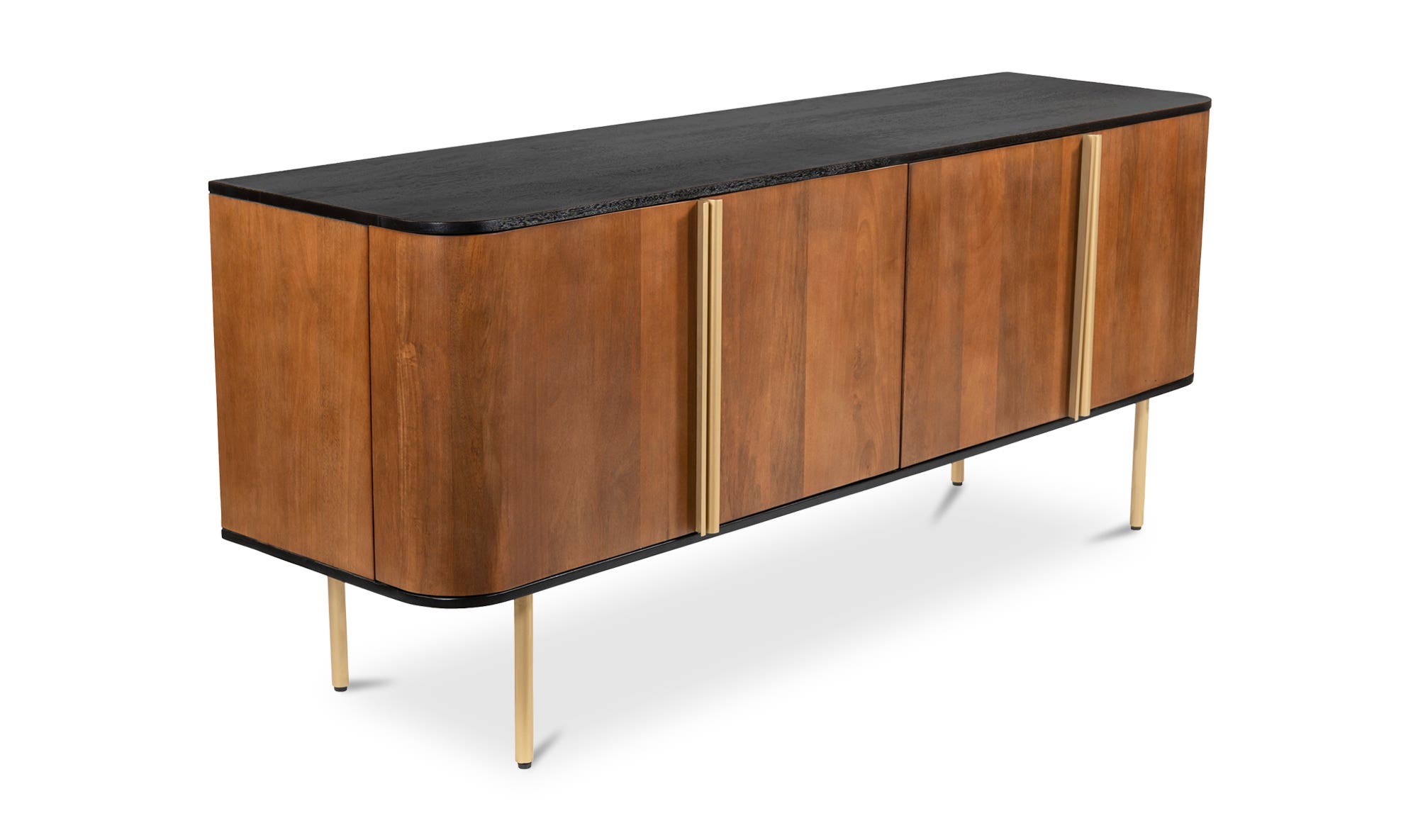 Moe's - Dionne Art Deco Sideboard in Brass