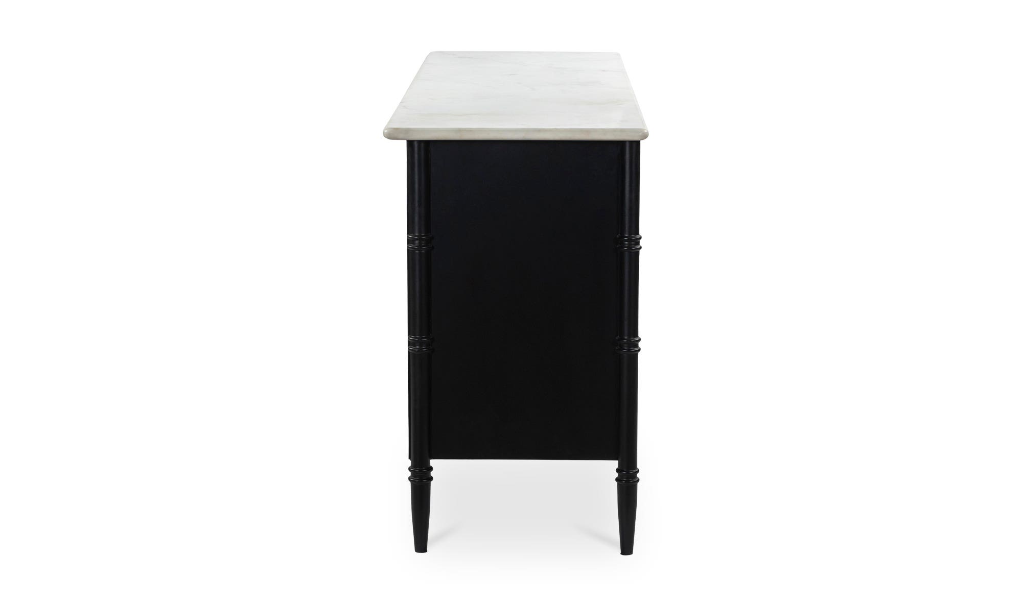 Moe's - Eleanor Rustic 6 Drawers Dresser in Black