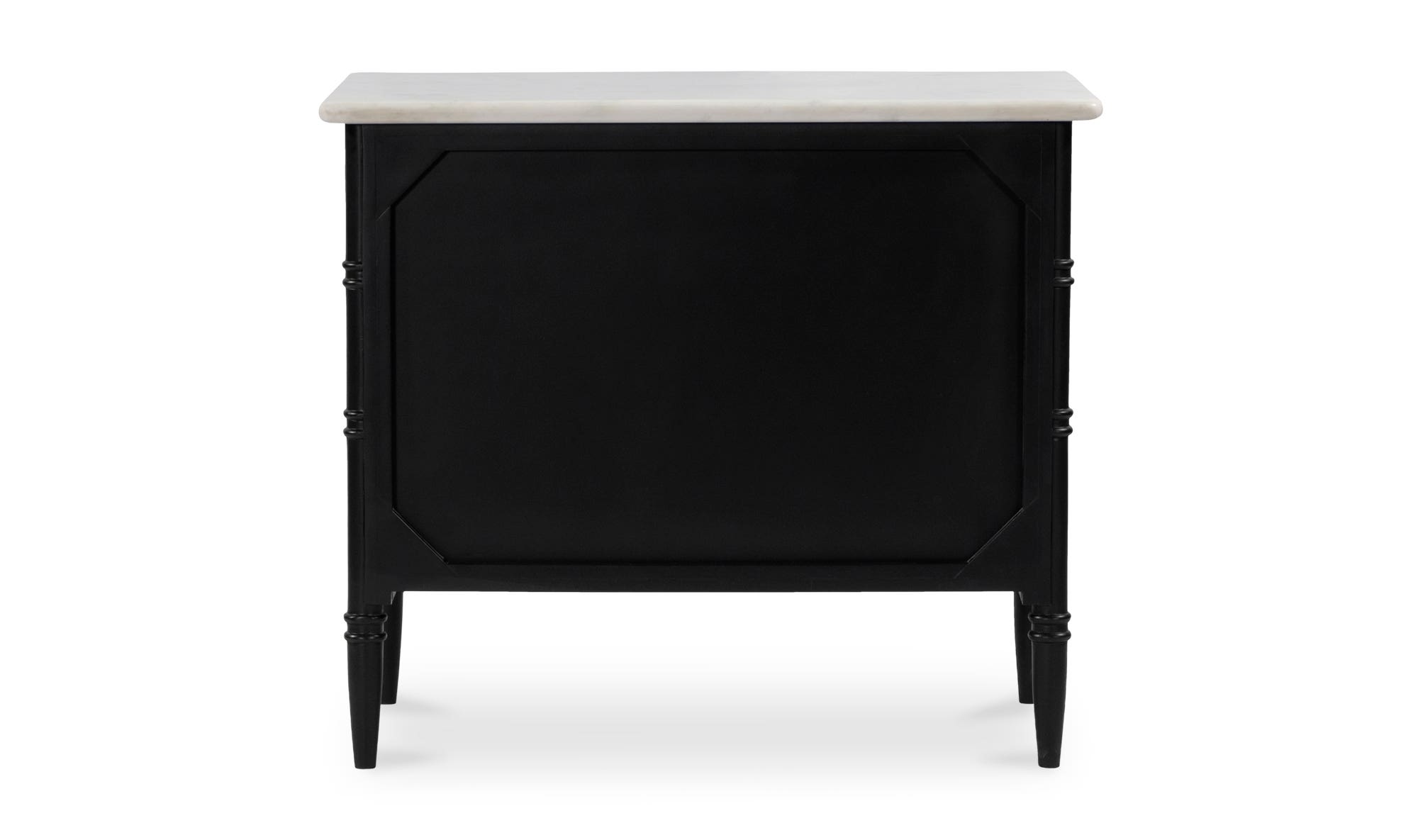 Moe's - Eleanor Rustic 1 Drawer Nightstand in Black