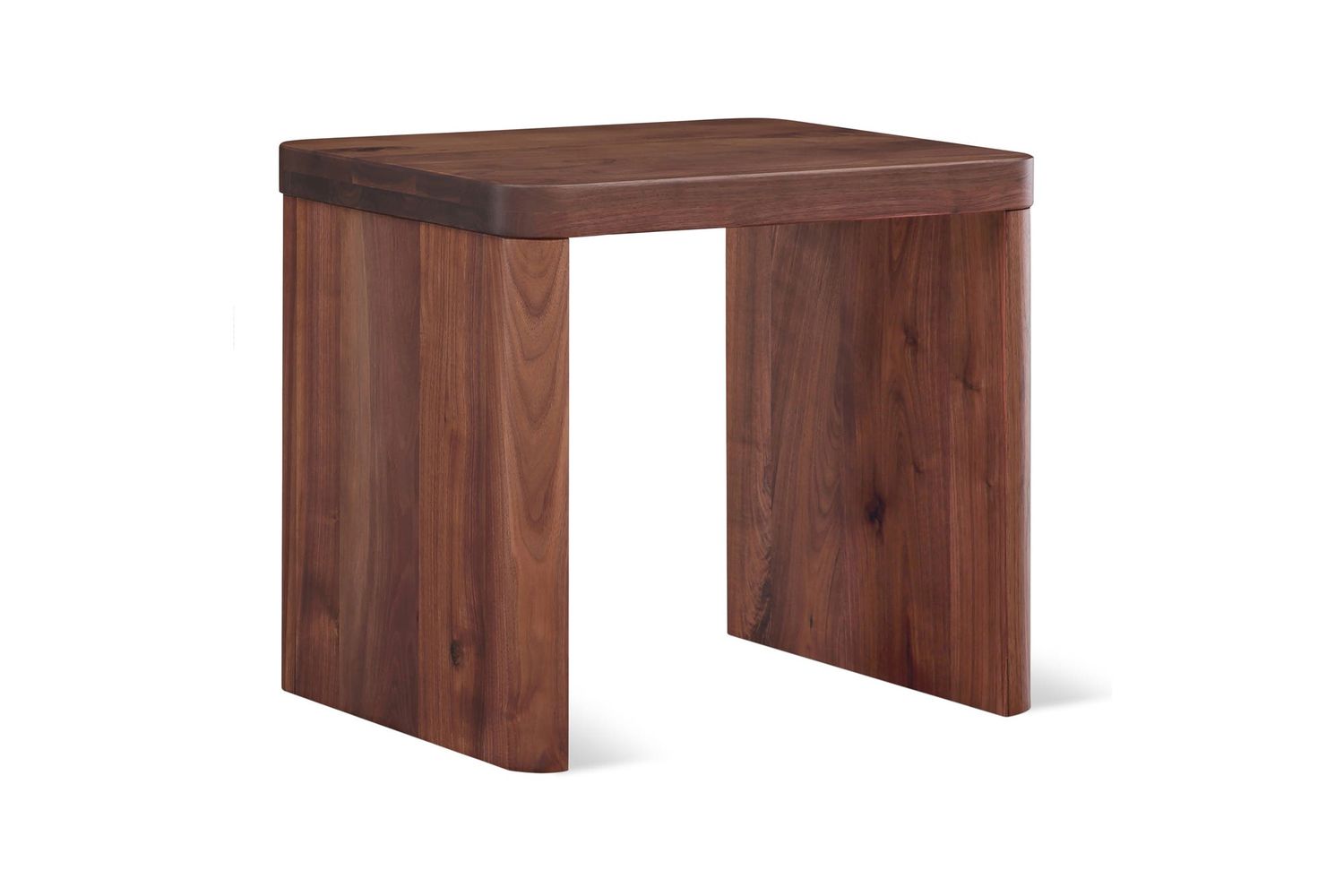 Moe's - Lowri Modern Side Table in Walnut